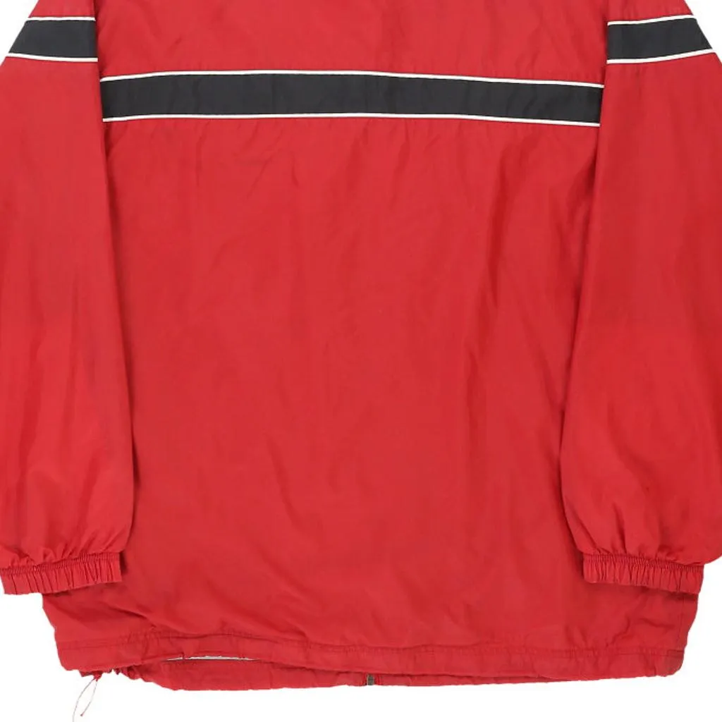 Nike Track Jacket - XL Red Nylon