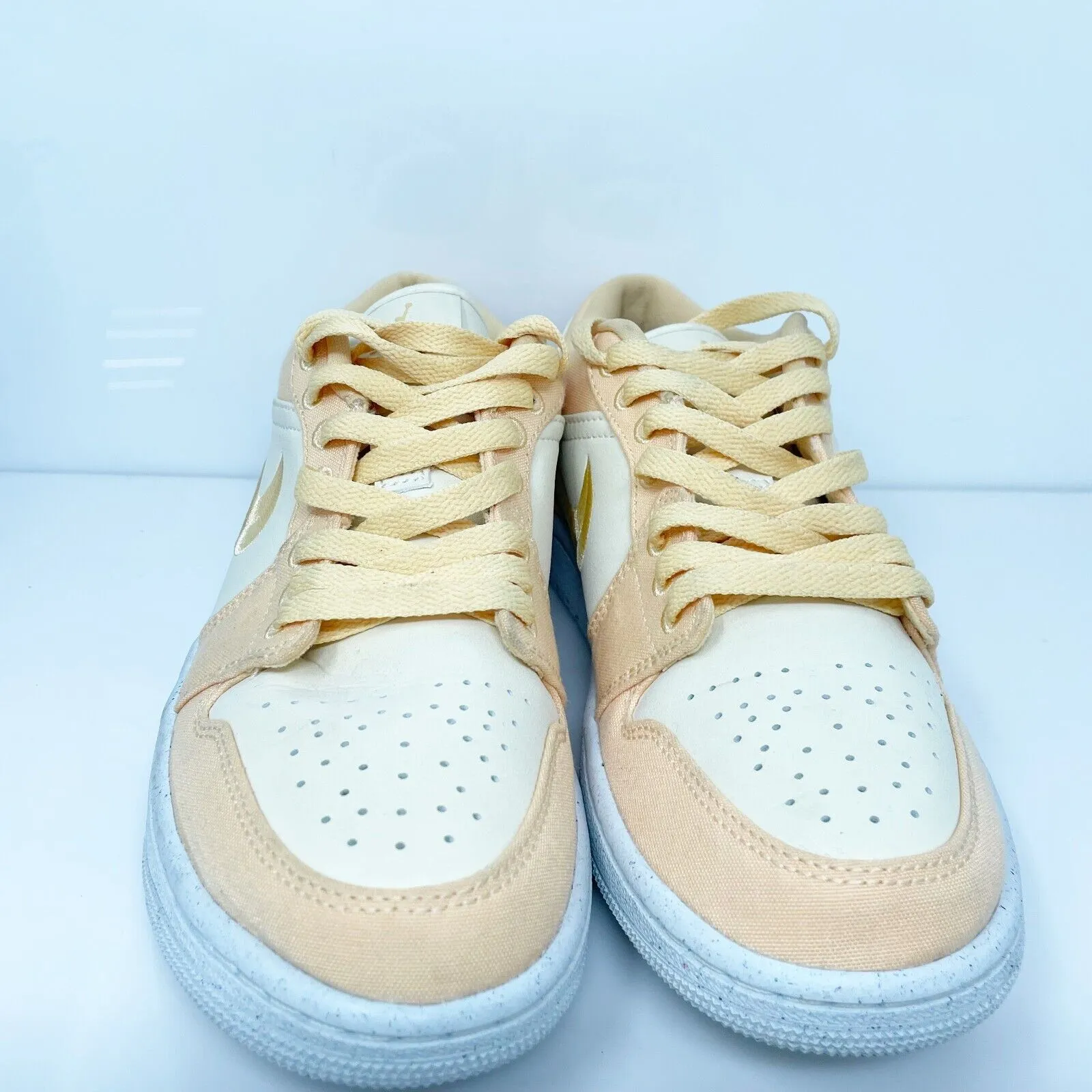 Nike Womens Air Jordan 1 Low SE DV0426-200 Beige Casual Shoes Sneakers Size 8