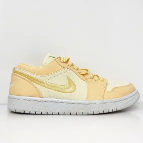 Nike Womens Air Jordan 1 Low SE DV0426-200 Beige Casual Shoes Sneakers Size 8