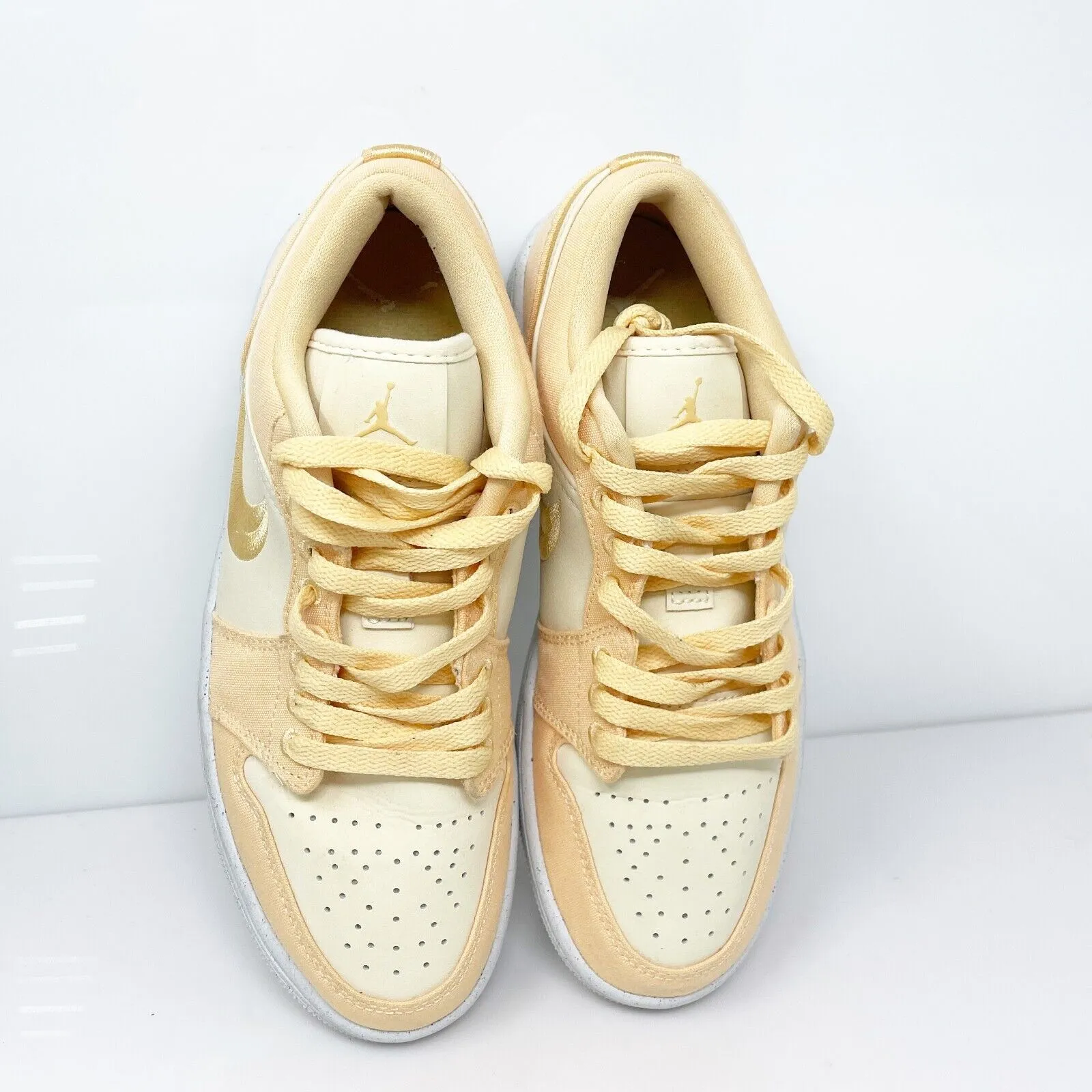 Nike Womens Air Jordan 1 Low SE DV0426-200 Beige Casual Shoes Sneakers Size 8