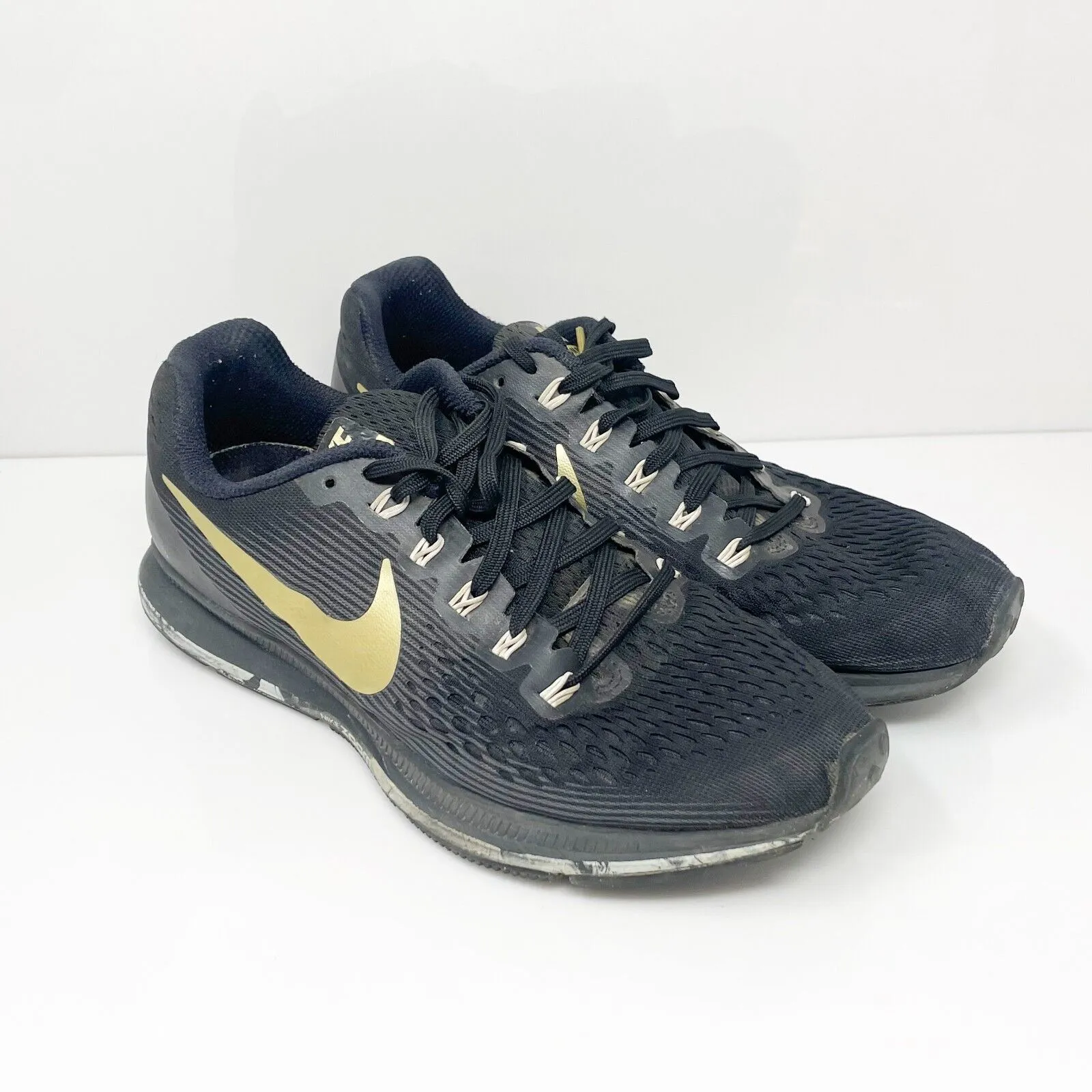 Nike Womens Air Zoom Pegasus 34 880560-017 Black Running Shoes Sneakers Size 9.5