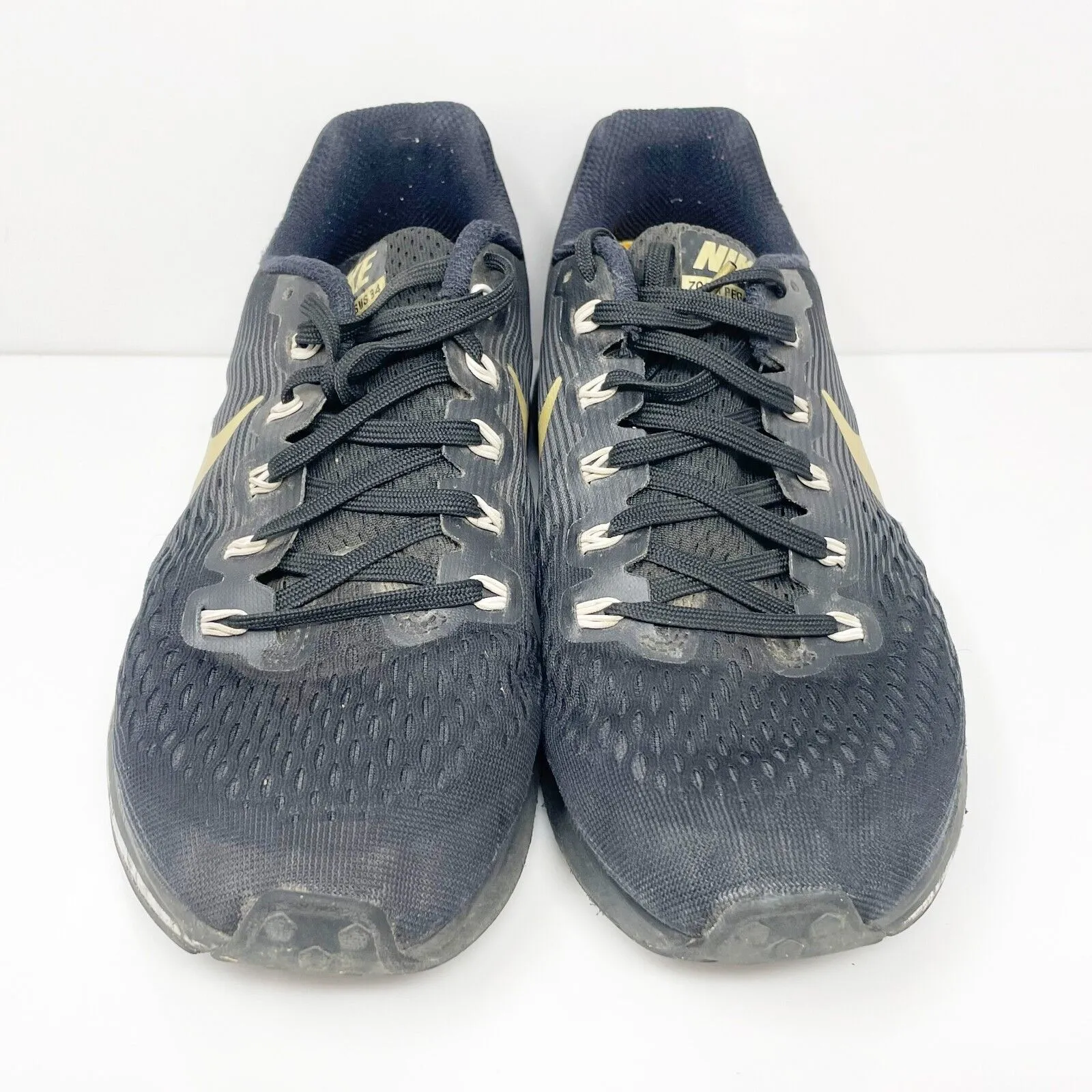 Nike Womens Air Zoom Pegasus 34 880560-017 Black Running Shoes Sneakers Size 9.5