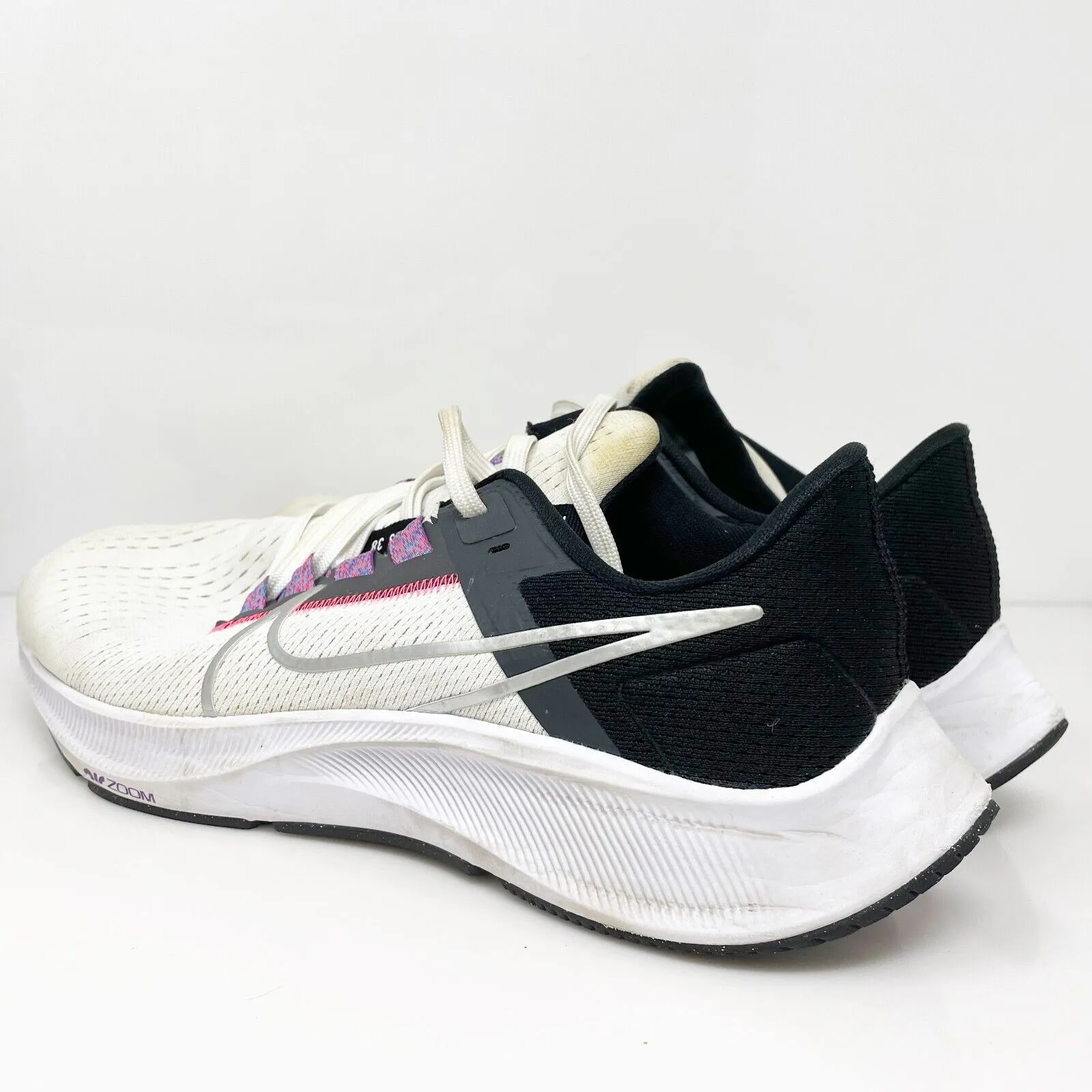 Nike Womens Air Zoom Pegasus 38 CW7358-101 White Running Shoes Sneakers Size 11