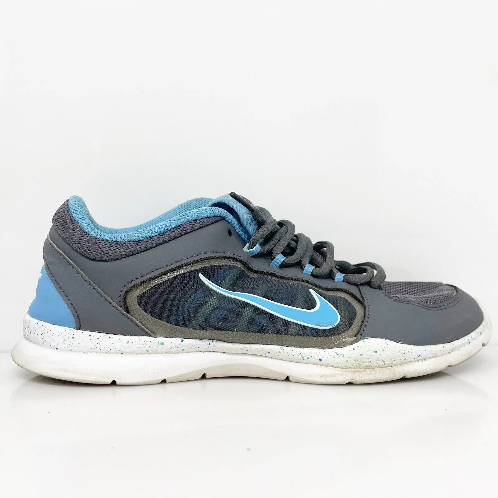 Nike Womens Flex Trainer 4 643083-005 Gray Running Shoes Sneakers Size 8.5