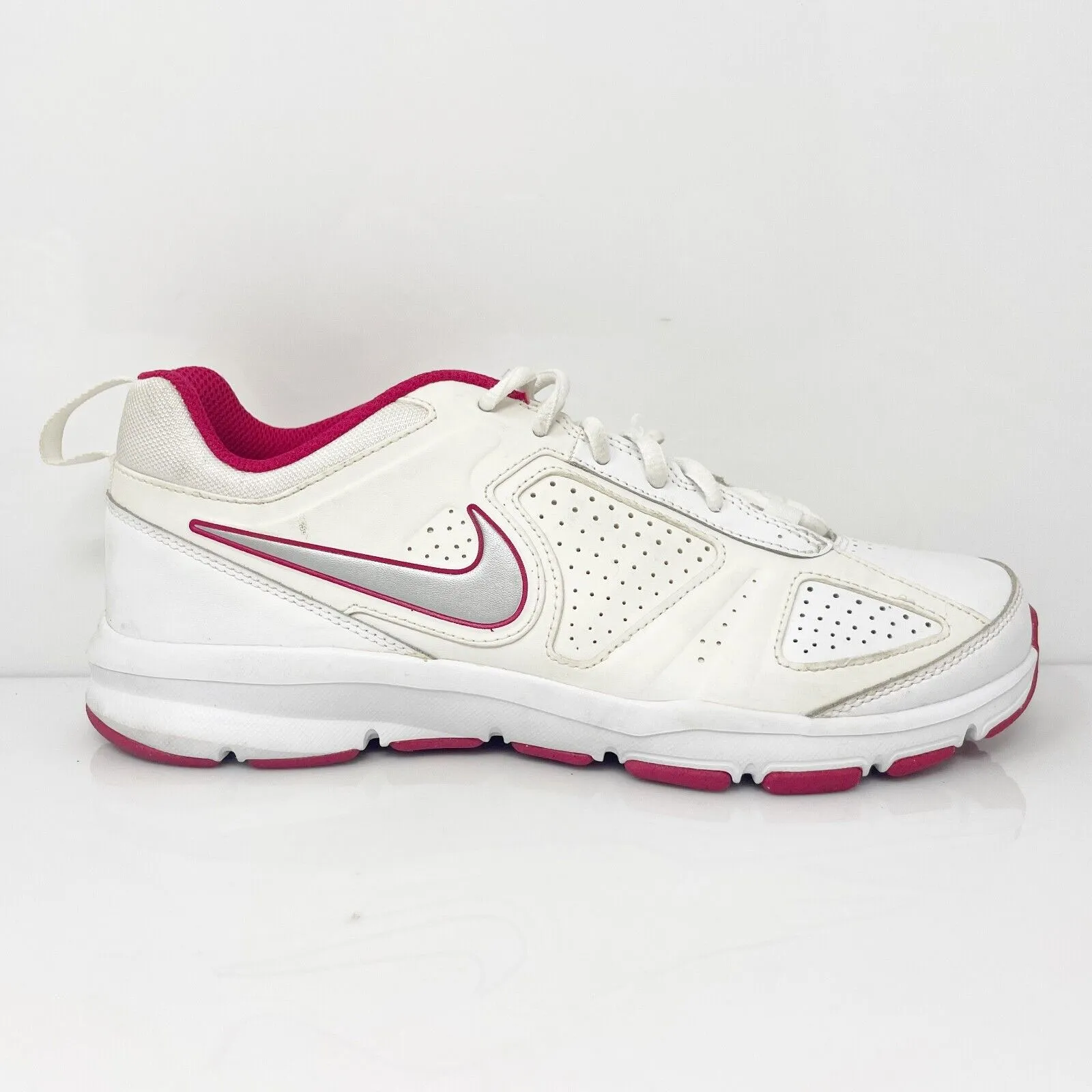 Nike Womens T Lite XI 616696-106 White Running Shoes Sneakers Size 9.5