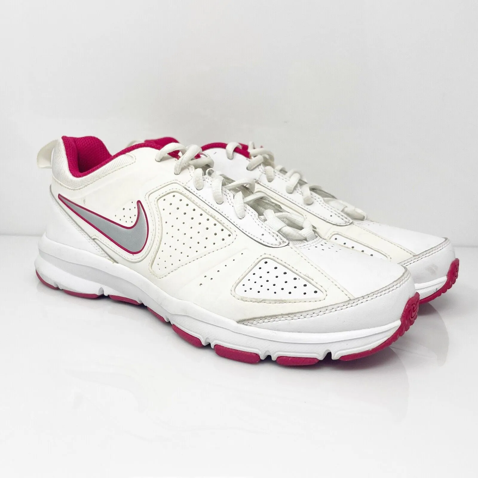 Nike Womens T Lite XI 616696-106 White Running Shoes Sneakers Size 9.5