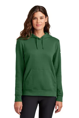 NKFD9889 Nike Women's Club Fleece Sleeve Swoosh Pullover Hoodie