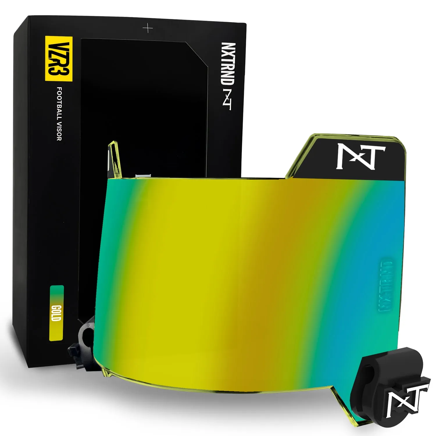 NXTRND VZR3 Football Visor Gold