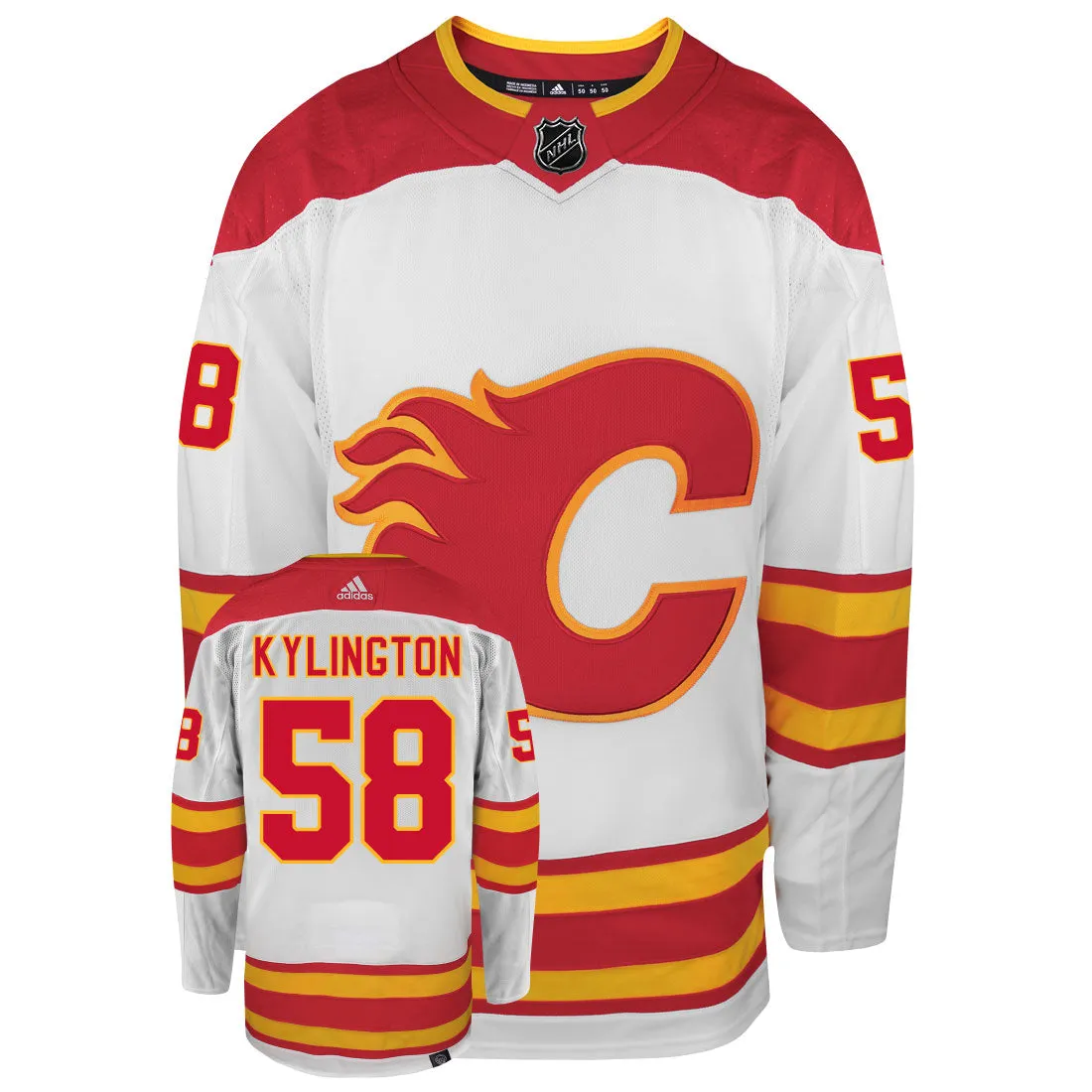 Oliver Kylington Calgary Flames Adidas Primegreen Authentic NHL Hockey Jersey     