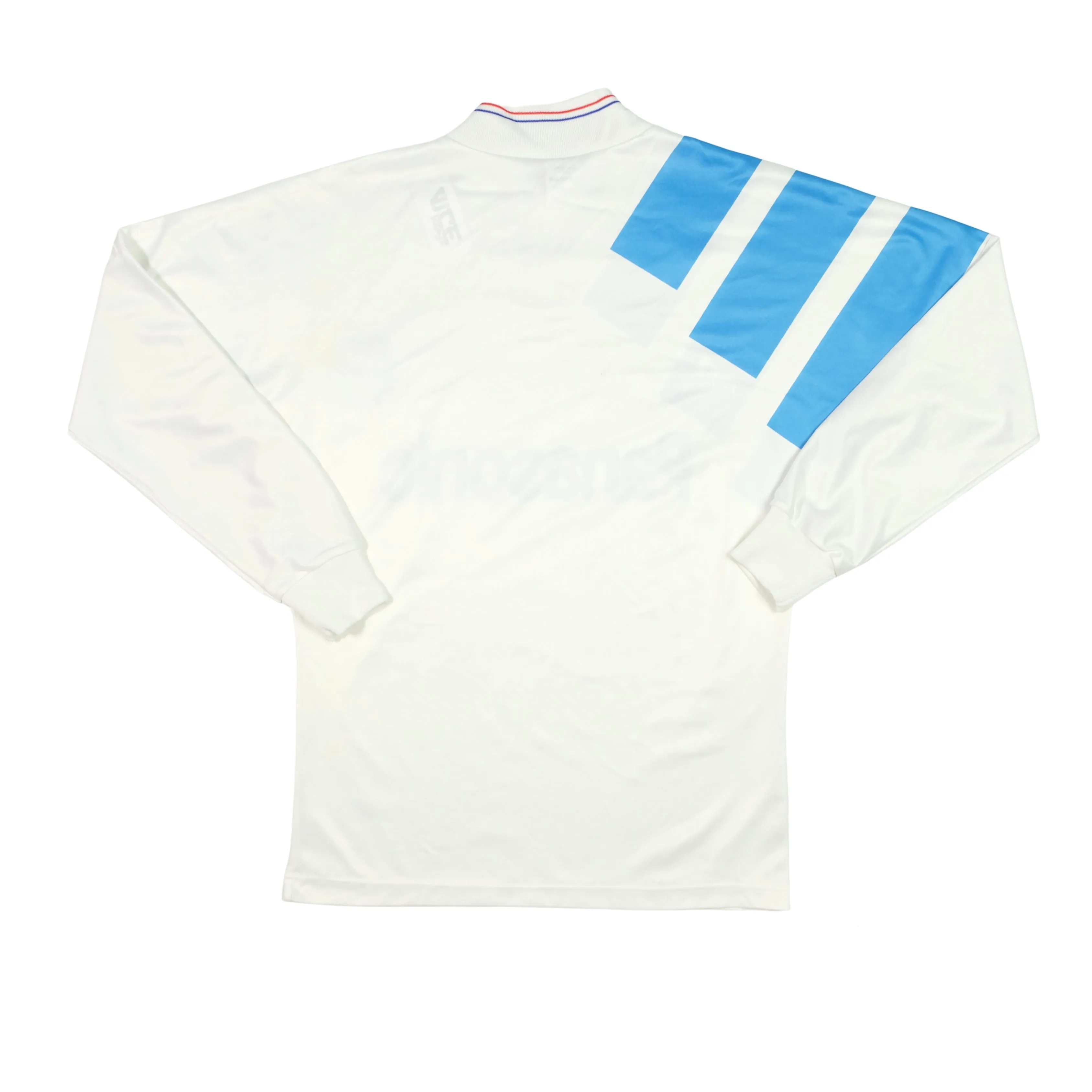 Olympique Marseille 1991/1992 Adidas Equipment Home Football Shirt Small/Medium