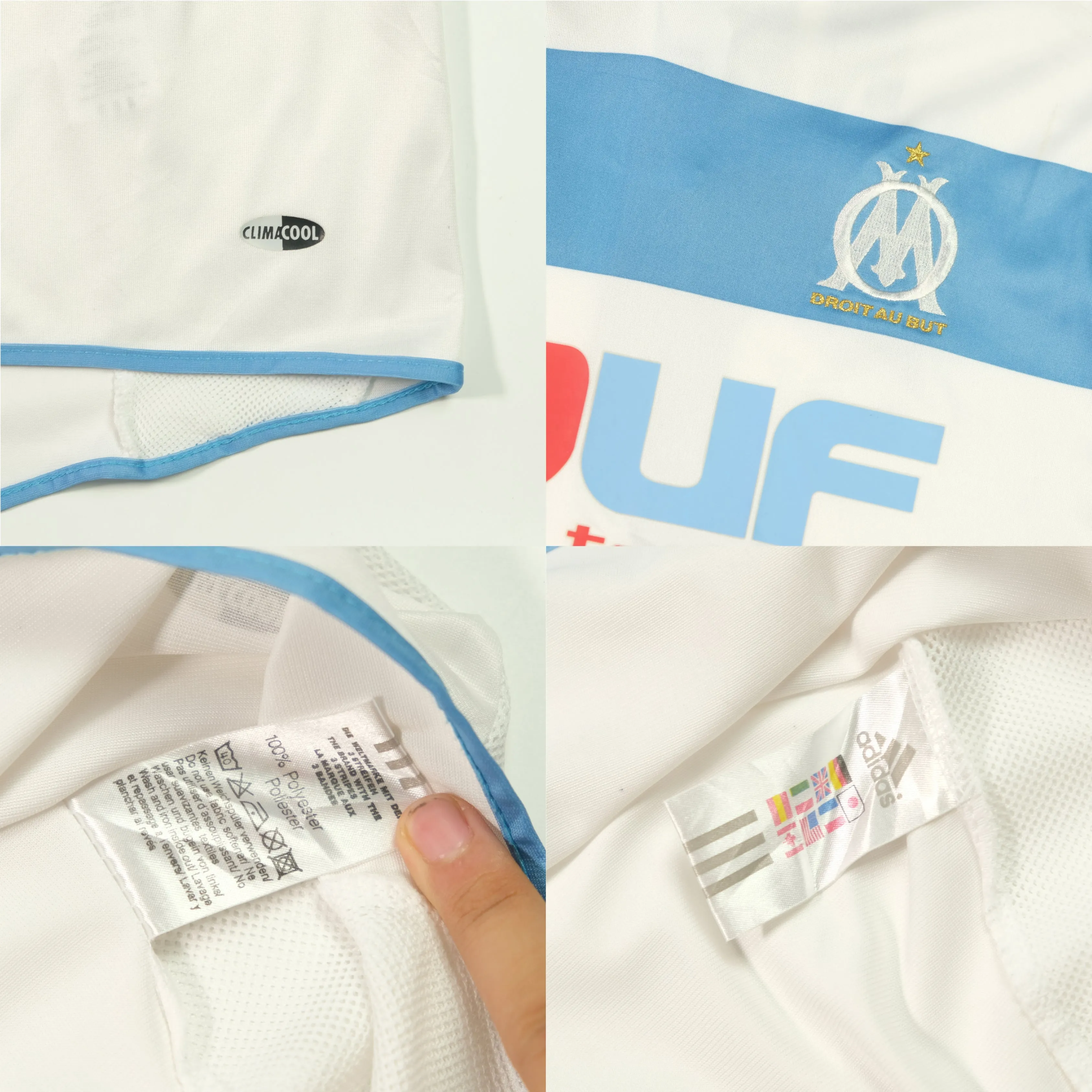 Olympique Marseille Nakata 2004/2005 Adidas Nakata Home Football Shirt (L)