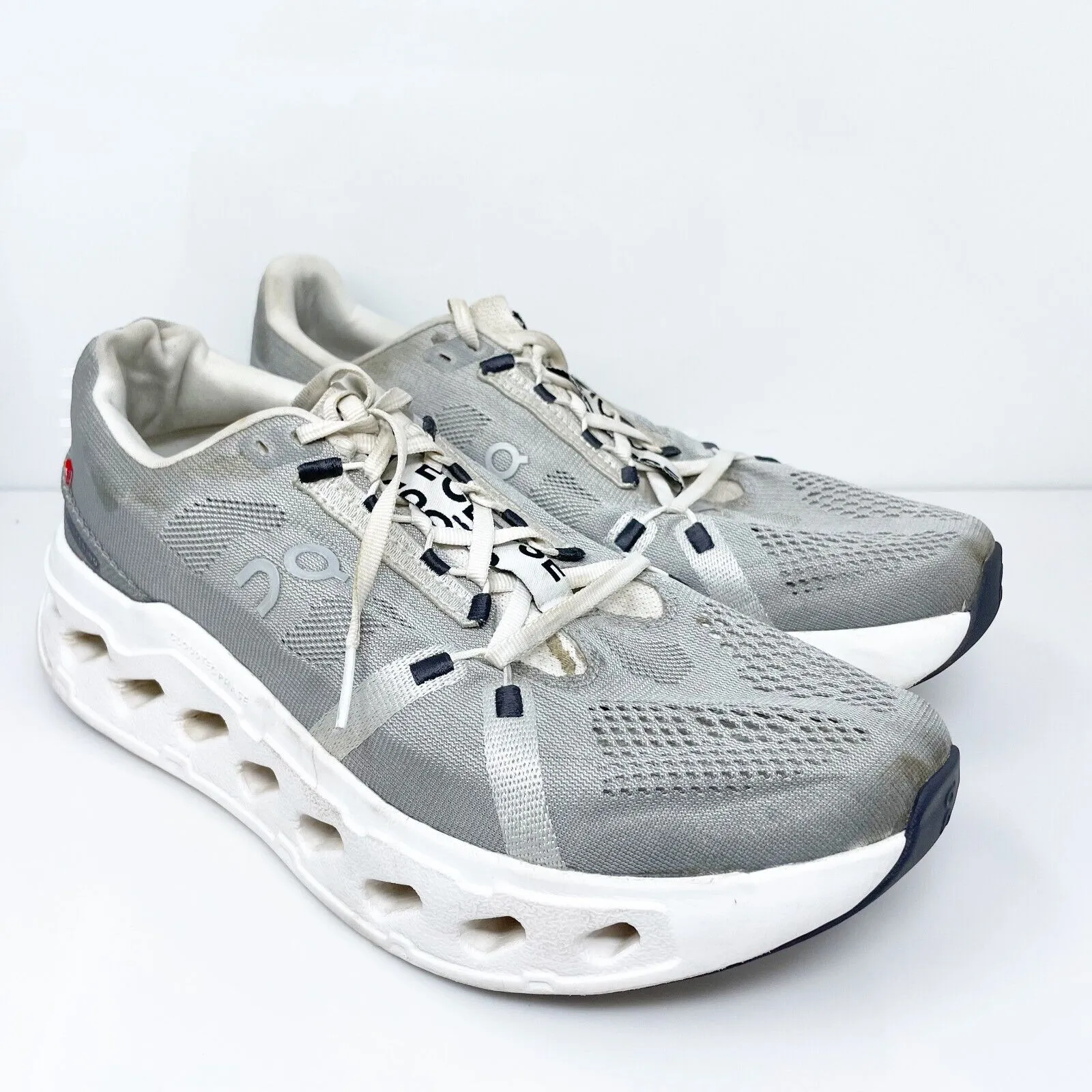 On Mens Cloudeclipse Gray Running Shoes Sneakers Size 10