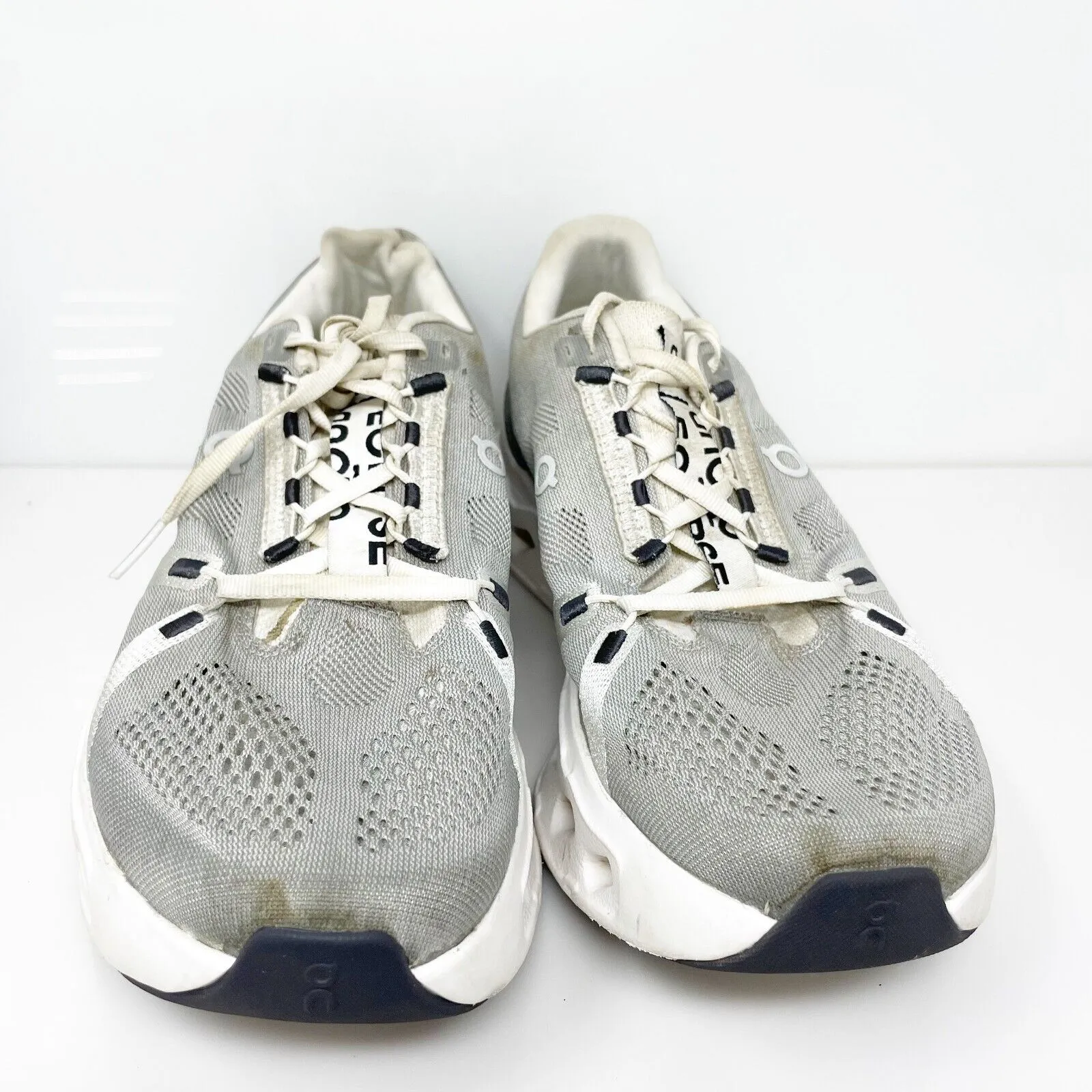 On Mens Cloudeclipse Gray Running Shoes Sneakers Size 10