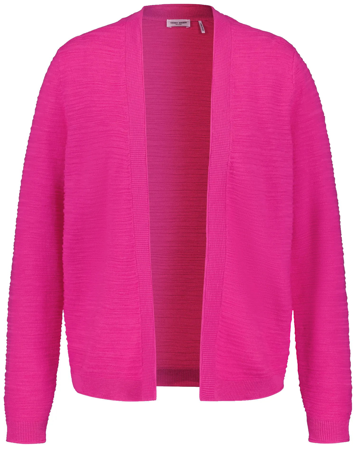 Open cardigan made of cotton/linen