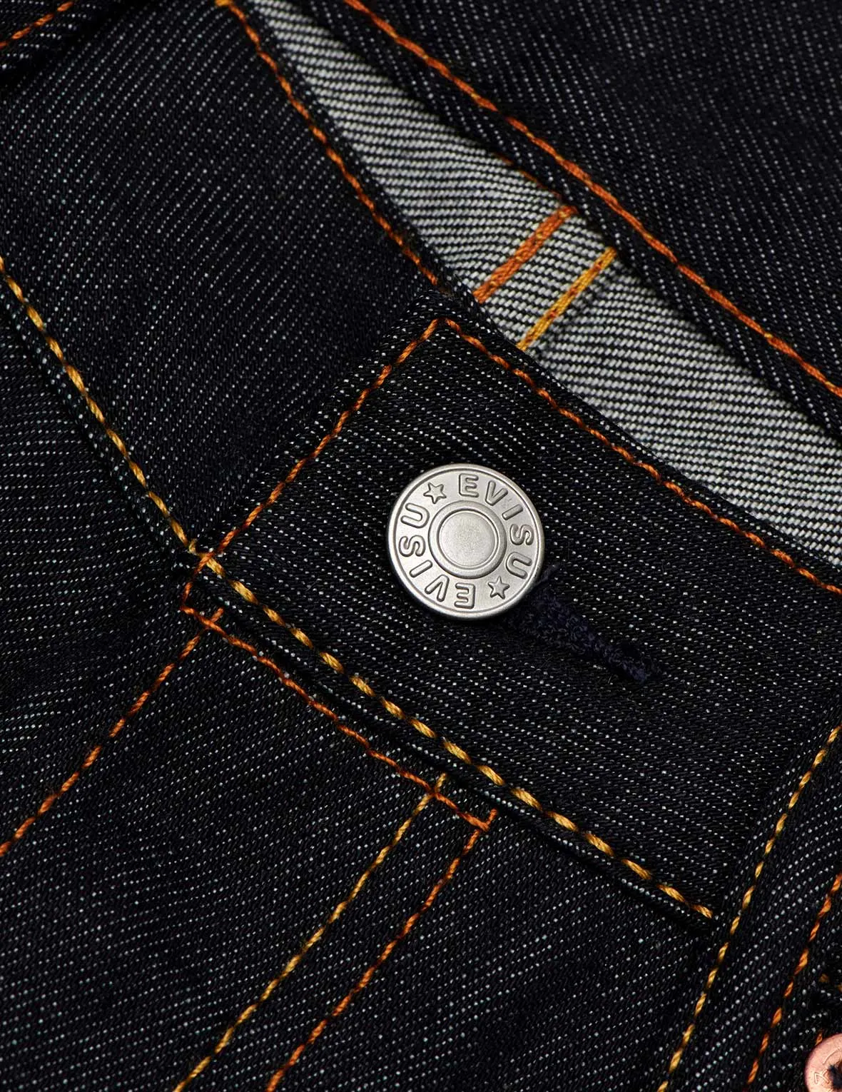 Orange Brushstroke Daicock Slim Straight fit Jeans #2010
