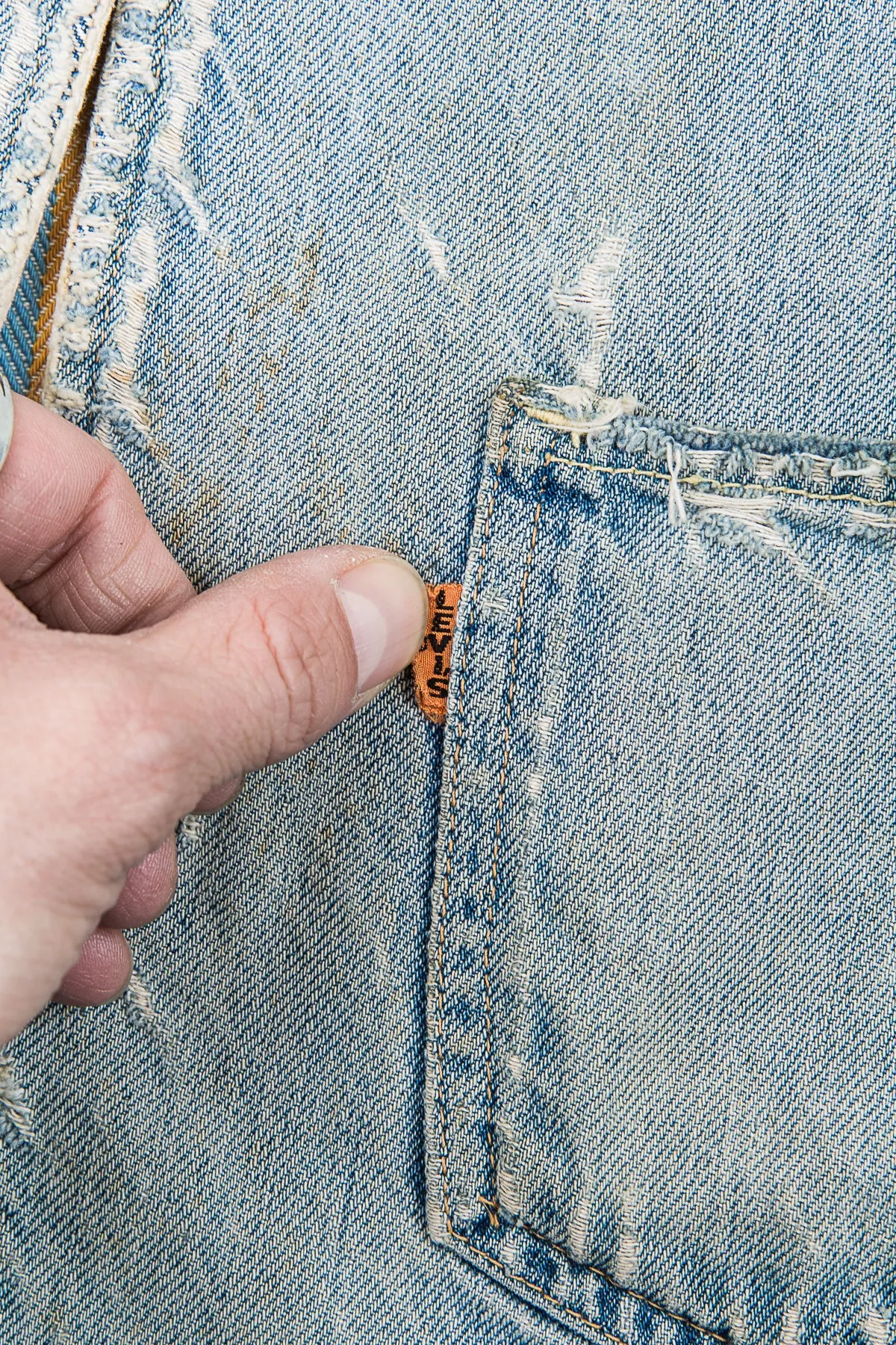 Original Vintage Levi's 60's Reversible Big E Vest