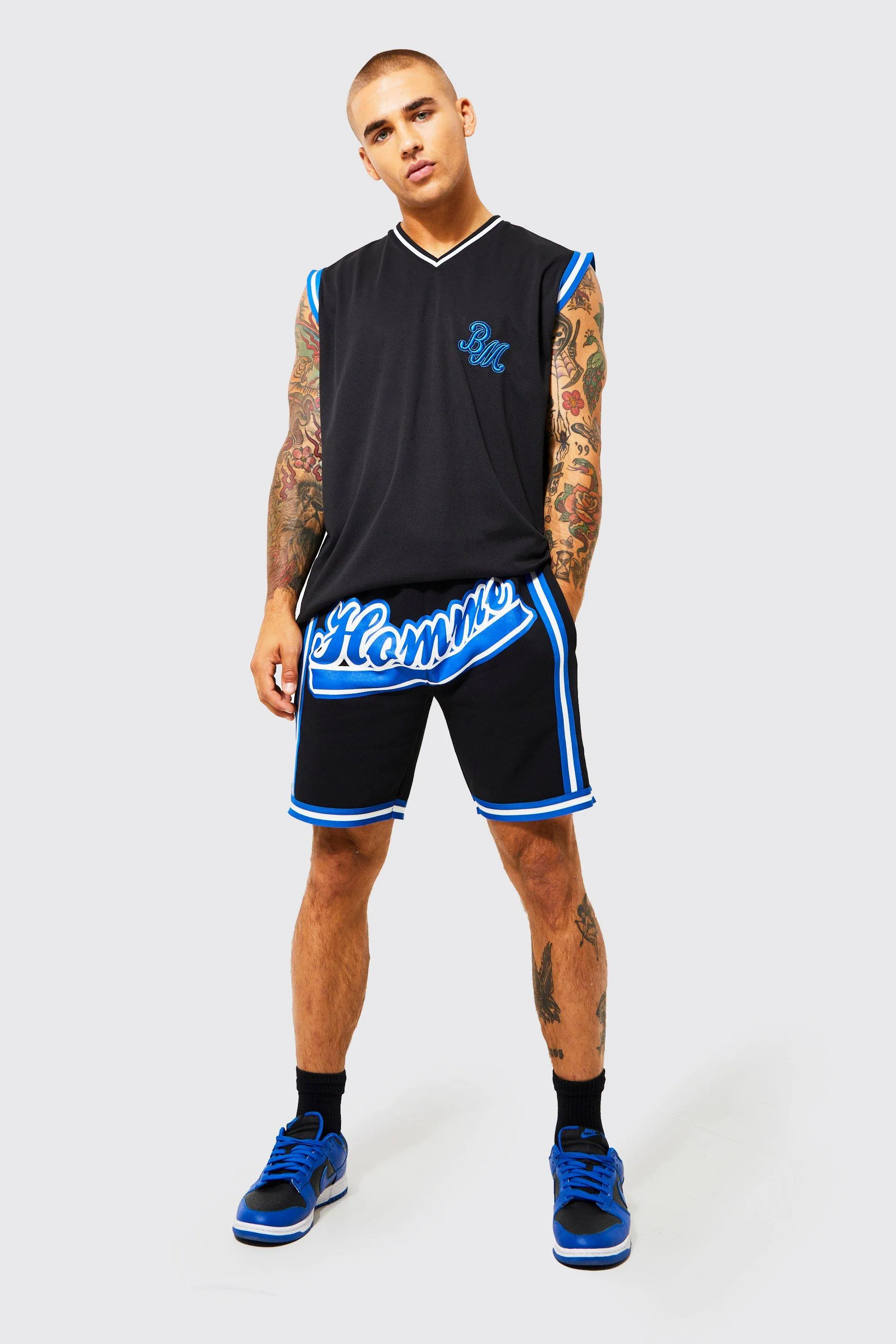 Oversized Basketball Tank And Short Set
