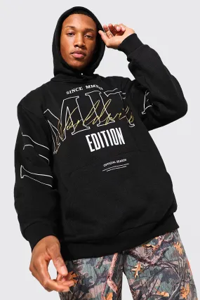 Oversized Limited Print Hoodie
