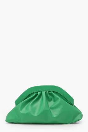 Oversized Ruched Clutch Bag