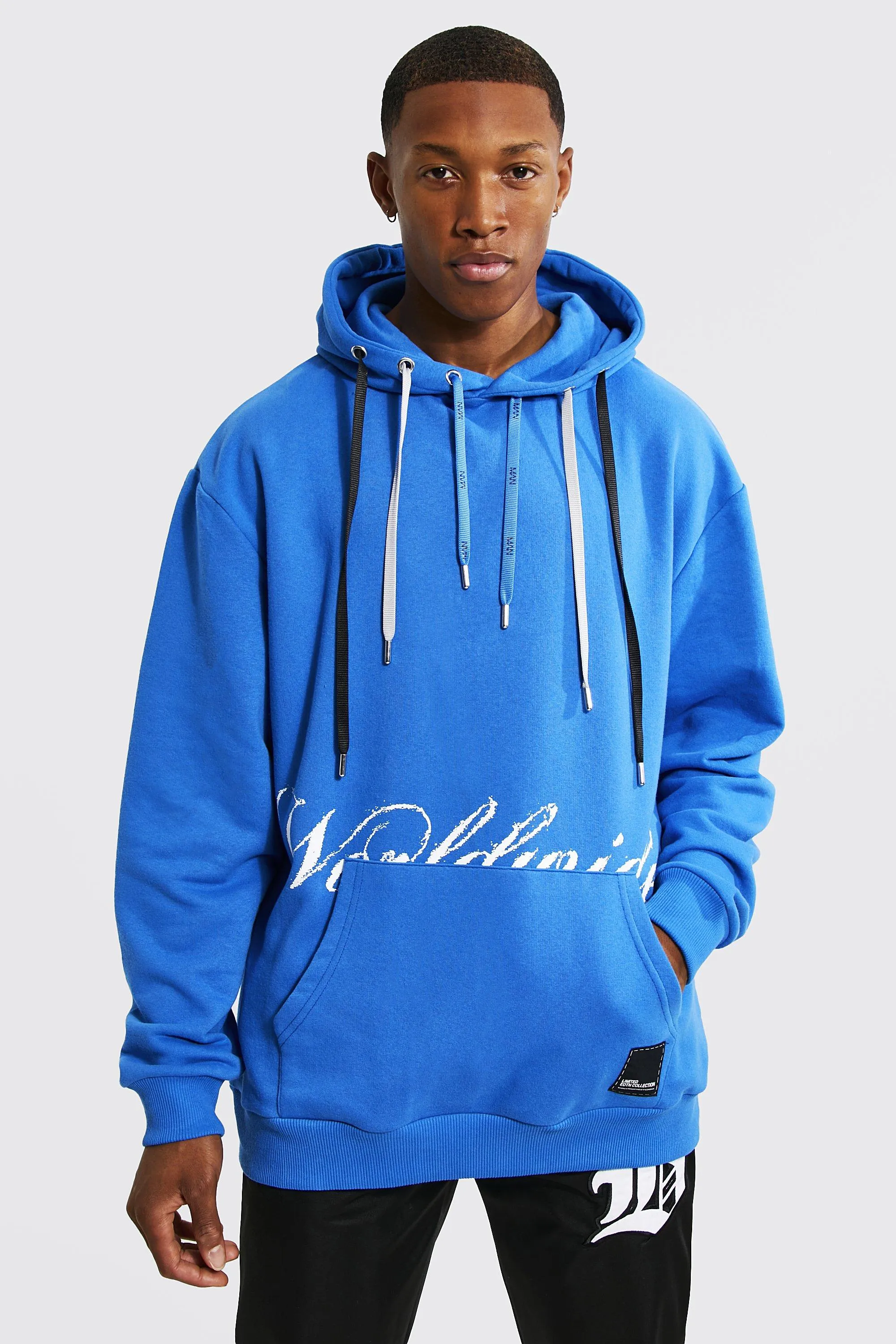 Oversized Worldwide Multi Drawcord Hoodie