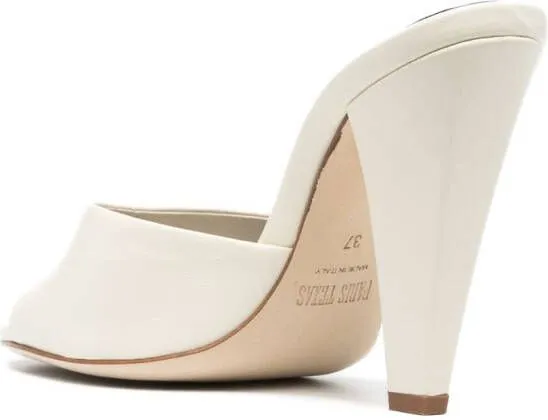 Paris Texas Olivia 120mm open-toe mules Neutrals