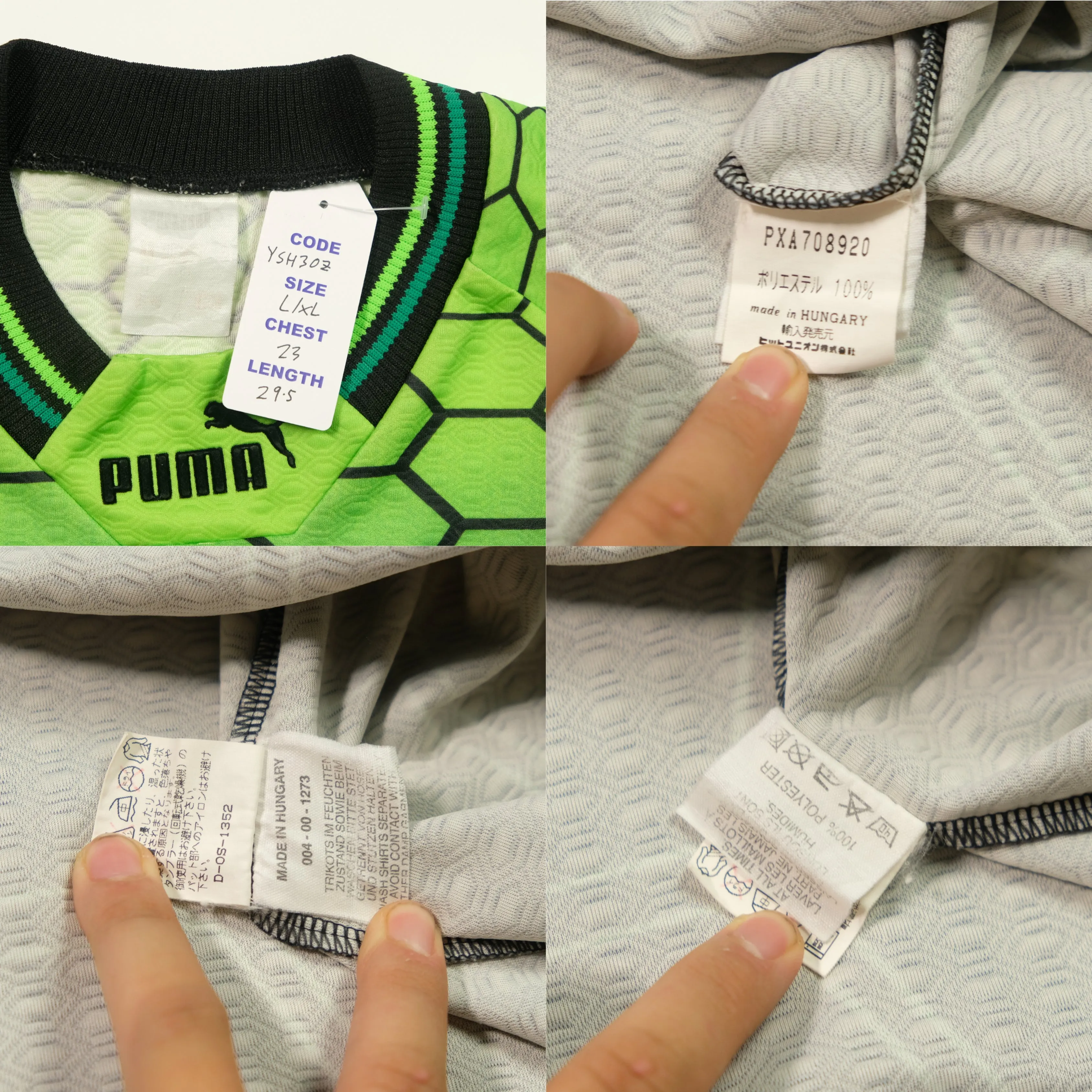 Parma AC Italy 1997/1998 Original Puma Goalkeeper Football Shirt (L/XL)