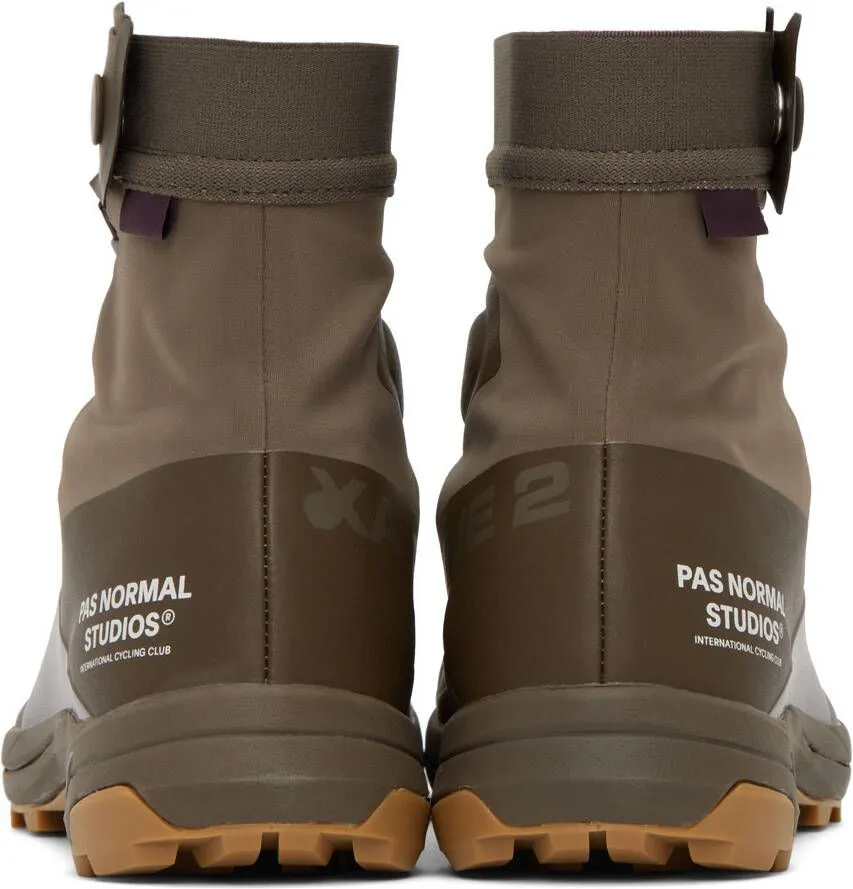 Pas Normal Studios Brown Salomon Edition XA-Alpine 2 Sneakers