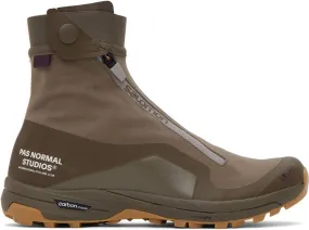 Pas Normal Studios Brown Salomon Edition XA-Alpine 2 Sneakers