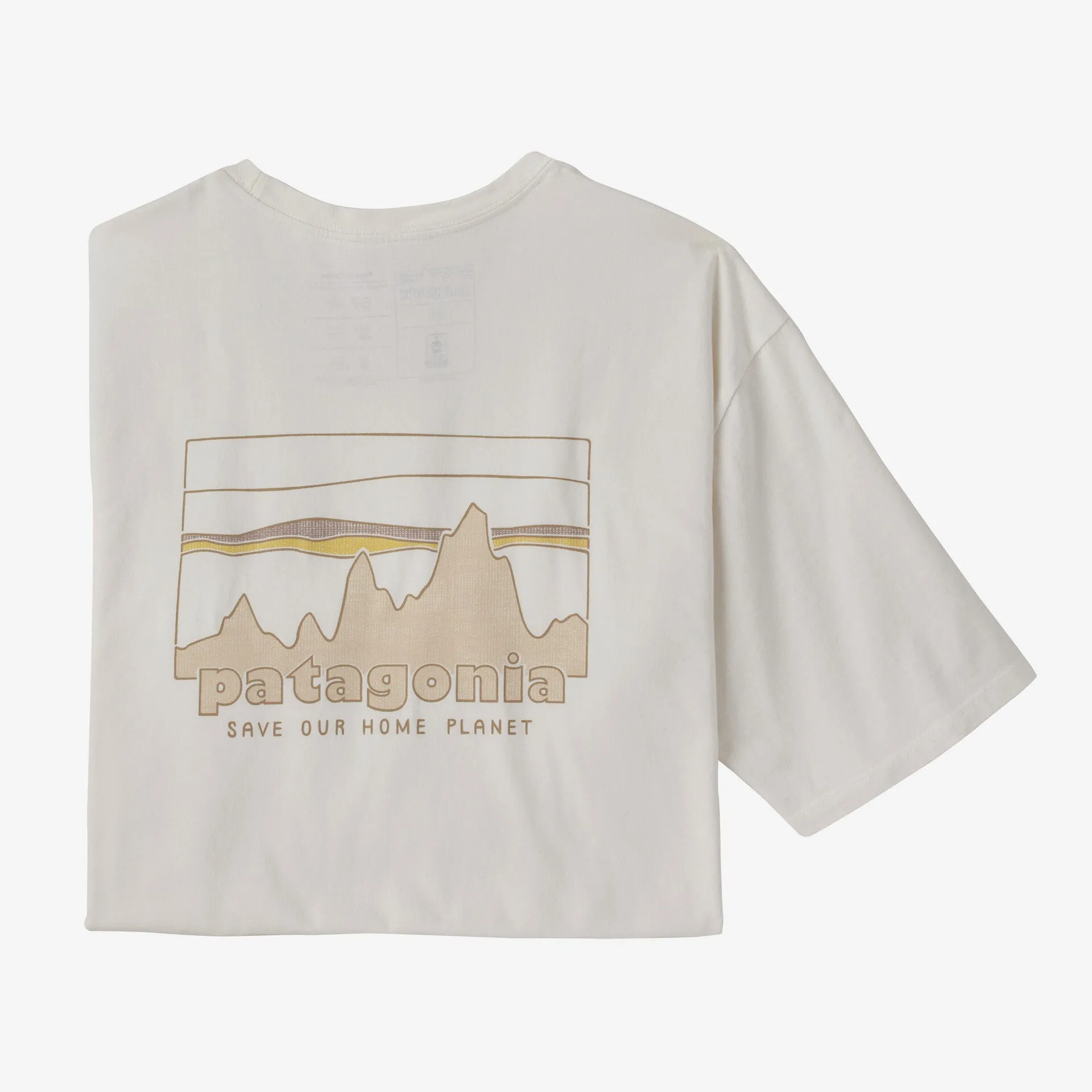 Patagonia '73 Skyline Organic Tee - Birch White