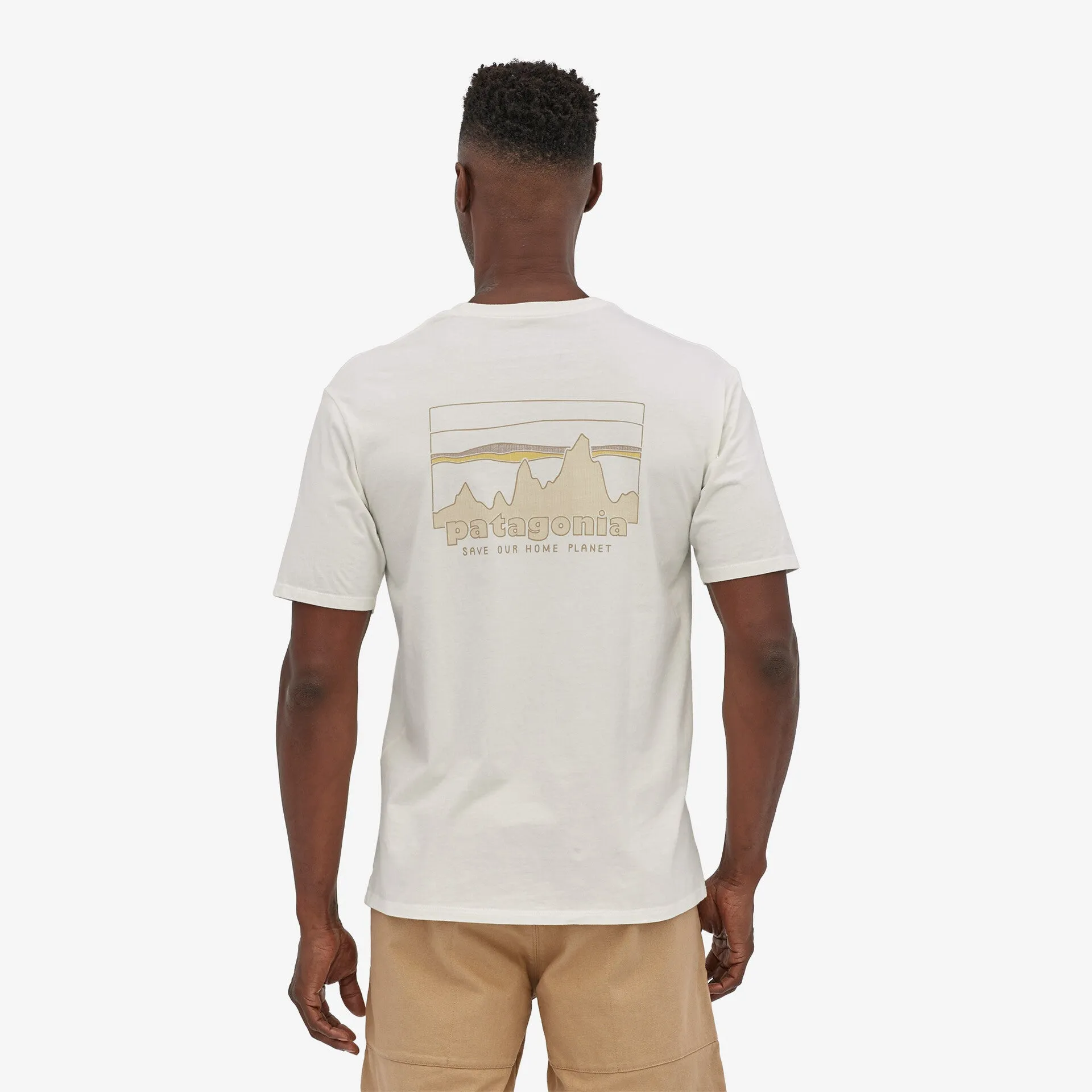 Patagonia '73 Skyline Organic Tee - Birch White