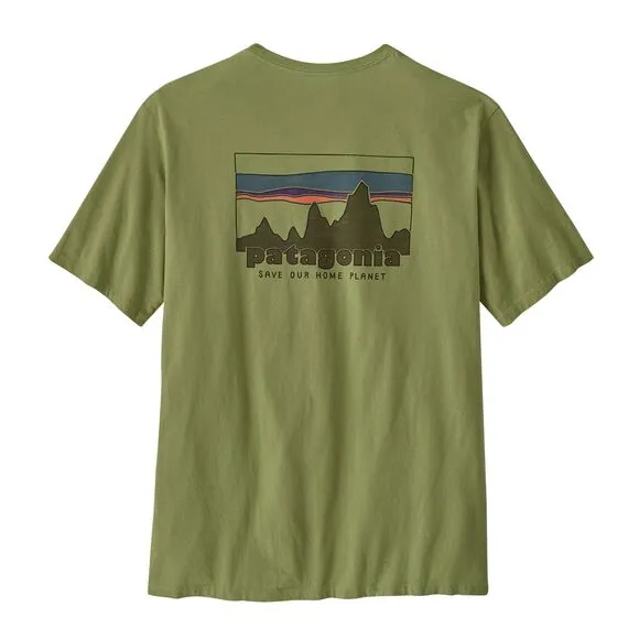 Patagonia '73 Skyline Organic Tee - Buckhorn Green