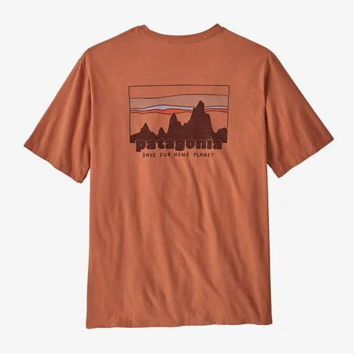 Patagonia '73 Skyline Organic Tee - Sienna Clay