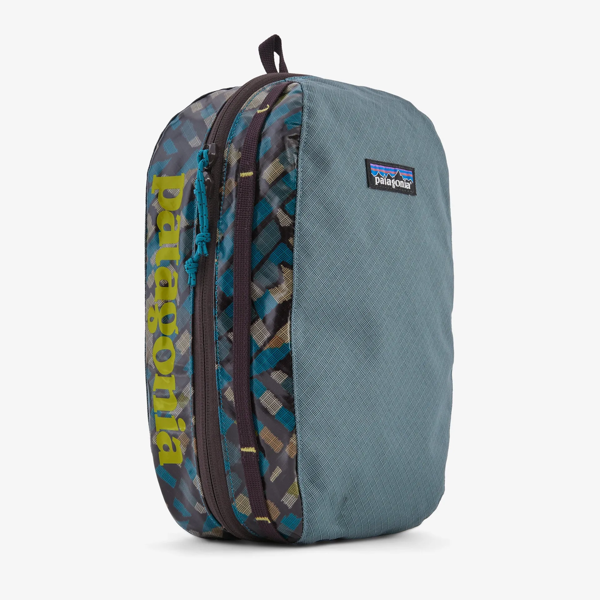 Patagonia Black Hole Cube - Medium 6L - Fitz Roy Patchwork / Nouveau Green