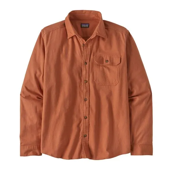 Patagonia Fjord Flannel Longsleeve Shirt - Sienna Clay