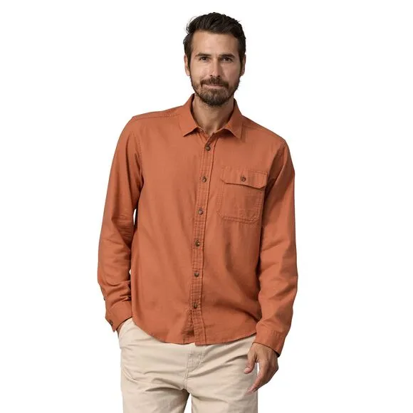 Patagonia Fjord Flannel Longsleeve Shirt - Sienna Clay