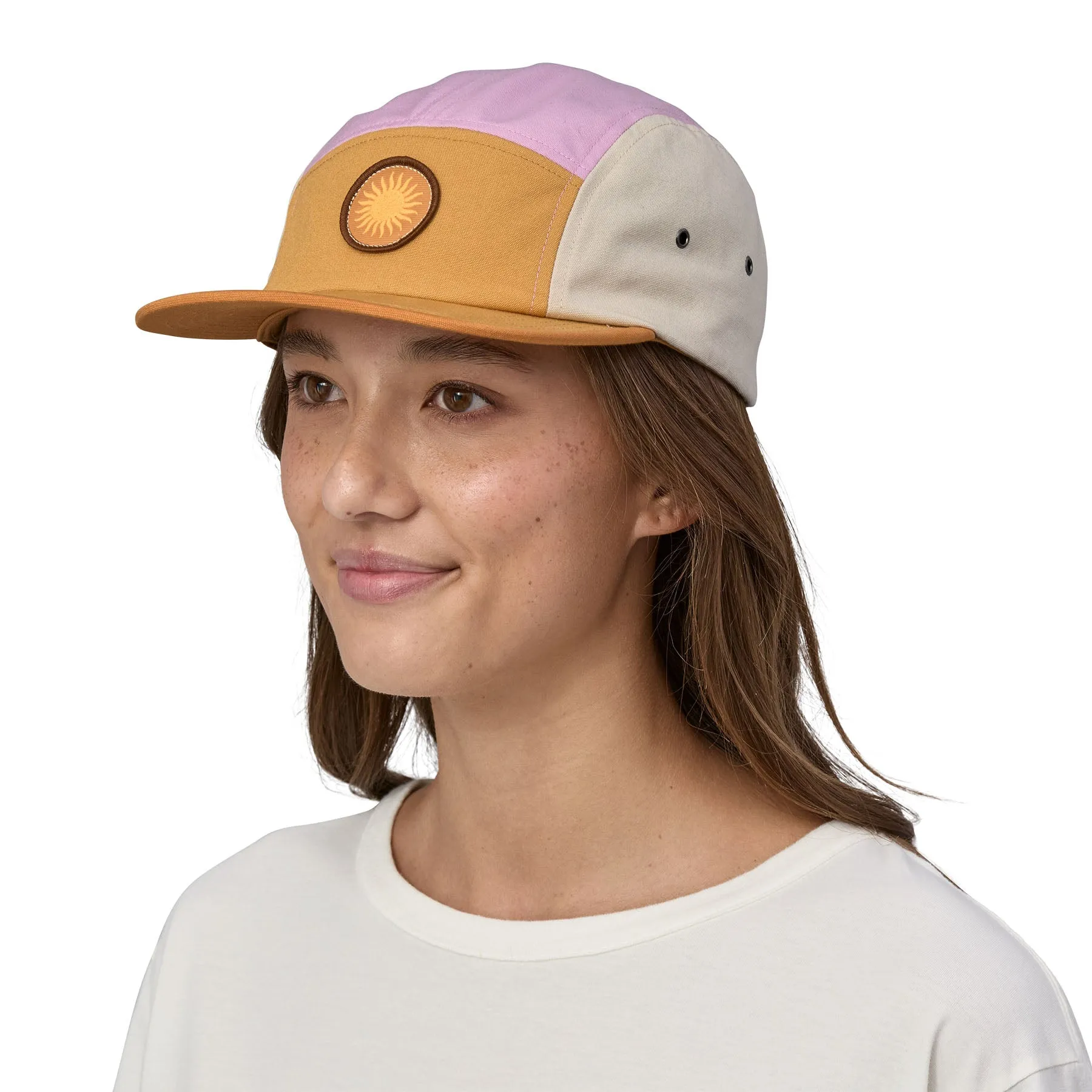 Patagonia Graphic Maclure Hat - Spirited Sun: Pufferfish Gold