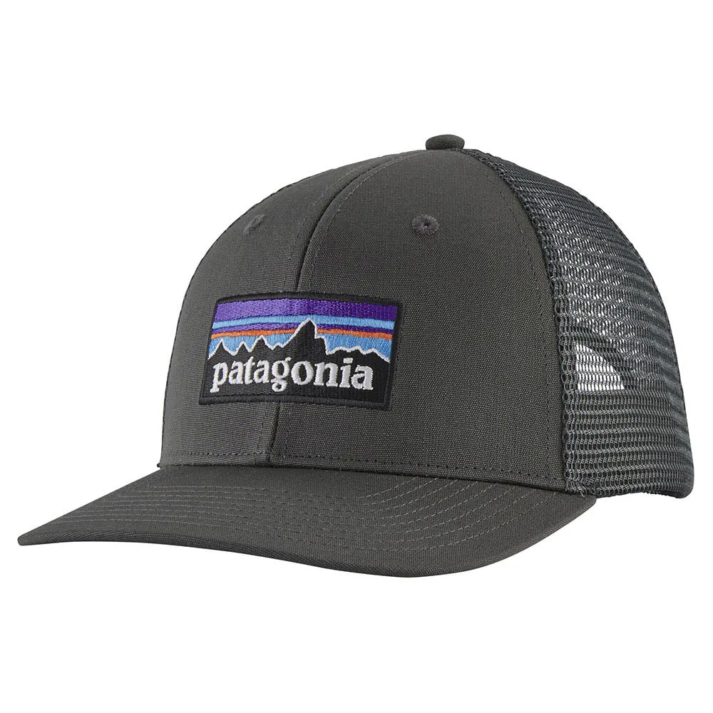 Patagonia P-6 Logo Trucker Hat - Forge Grey