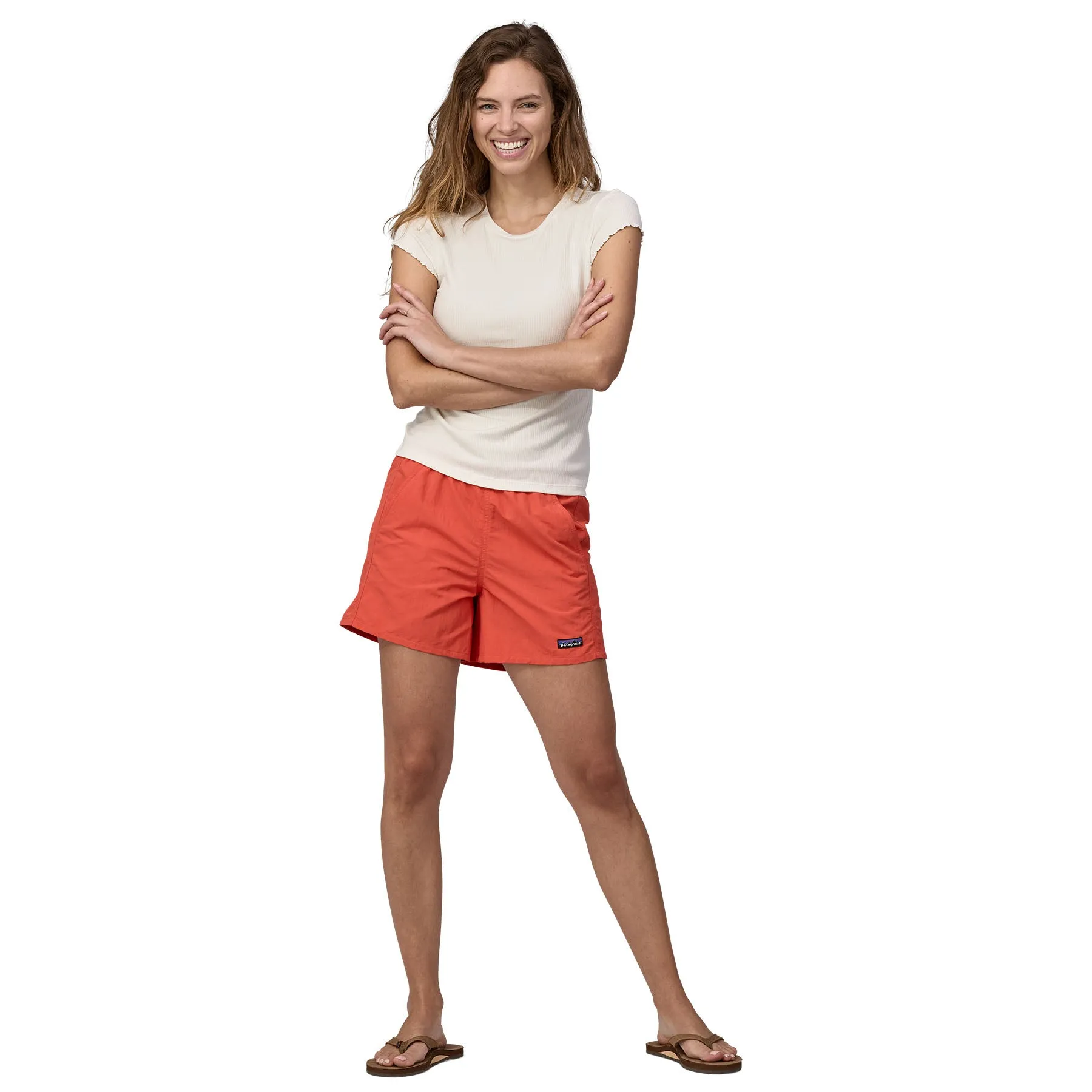 Patagonia Women's Baggies Shorts 5 inch - Sandy Melon