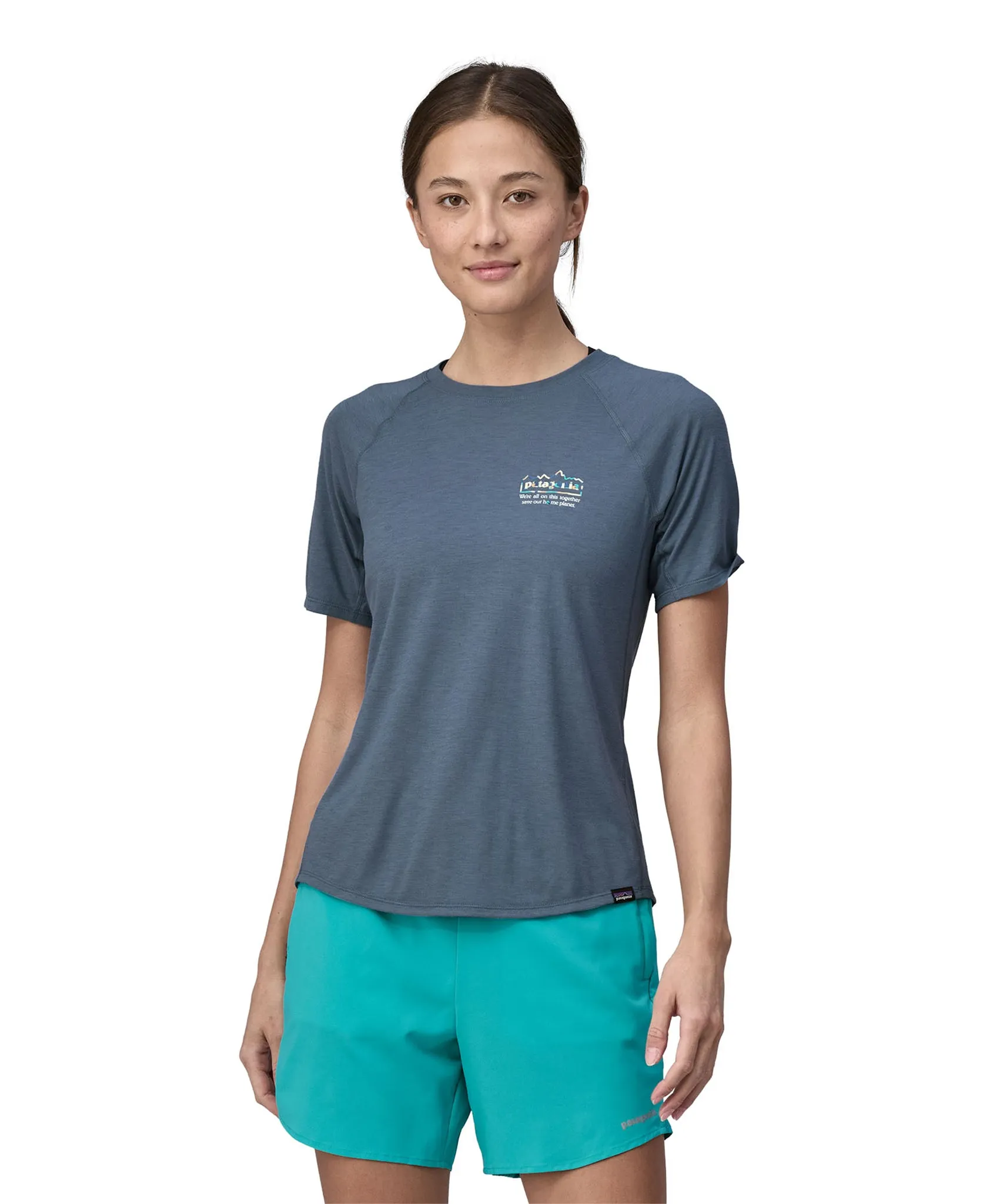 Patagonia Women's Capilene Cool Trail Graphic Shirt - Black
