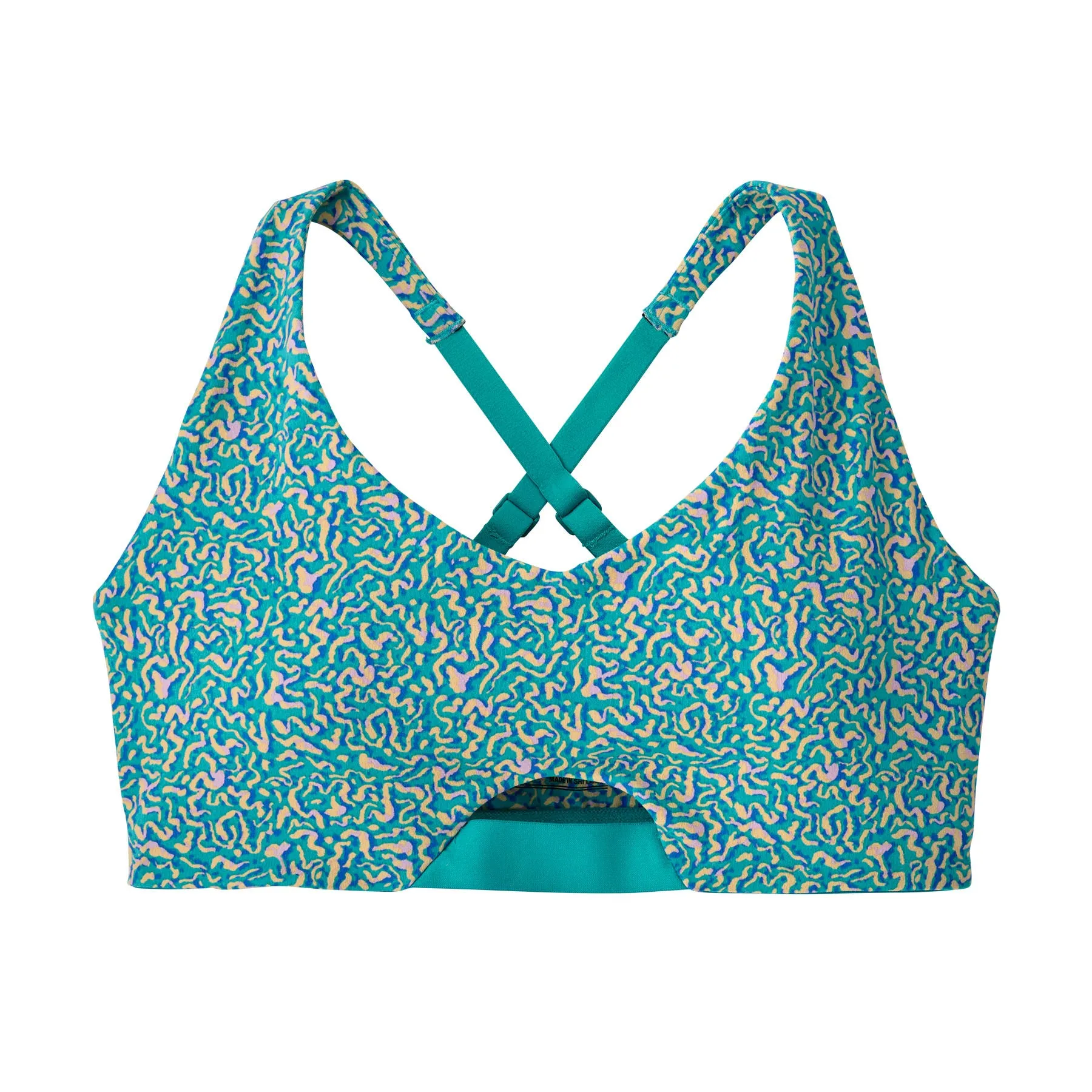 Patagonia Women's Maipo Low Impact Adjustable Bra - Sea Texture: Subtidal Blue