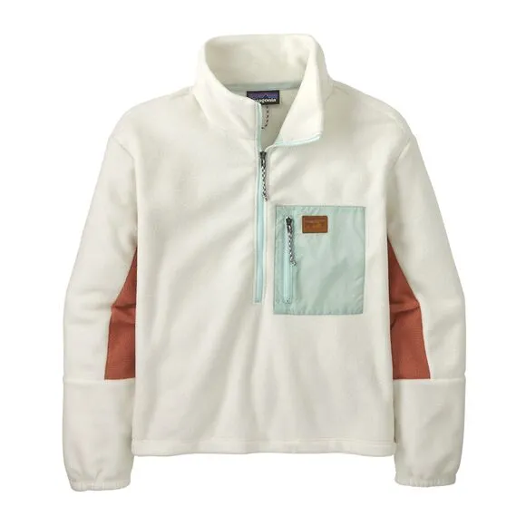 Patagonia Women's Microdini 1/2 Zip Pullover - Birch White