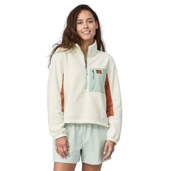 Patagonia Women's Microdini 1/2 Zip Pullover - Birch White