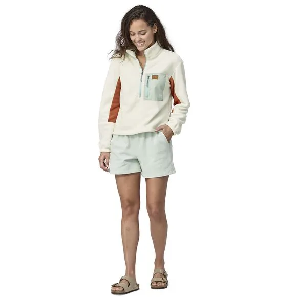 Patagonia Women's Microdini 1/2 Zip Pullover - Birch White