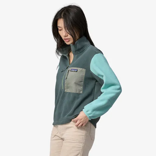 Patagonia Women's Microdini 1/2 Zip Pullover - Nouveau Green