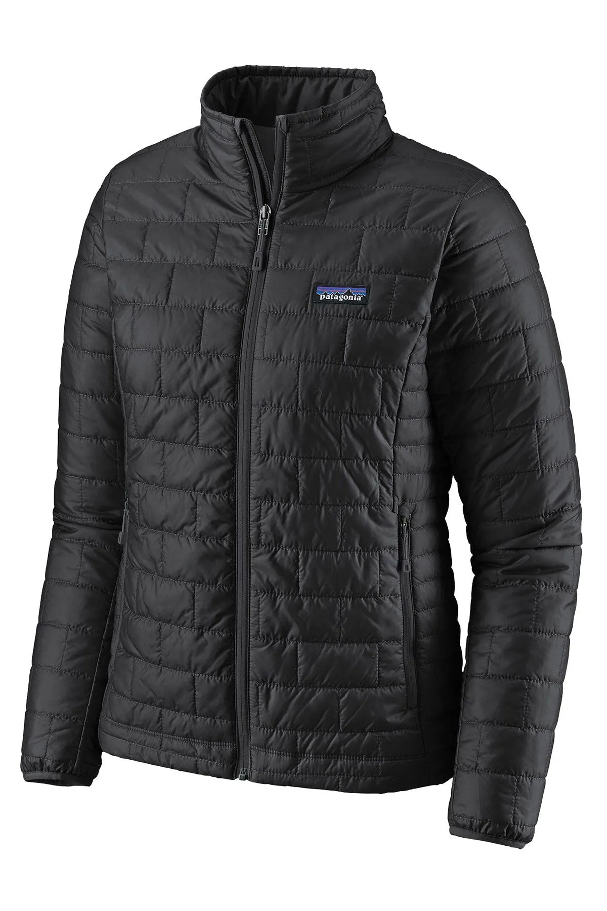 Patagonia Womens Nano Puff Jacket, Black [Trademark Camping]