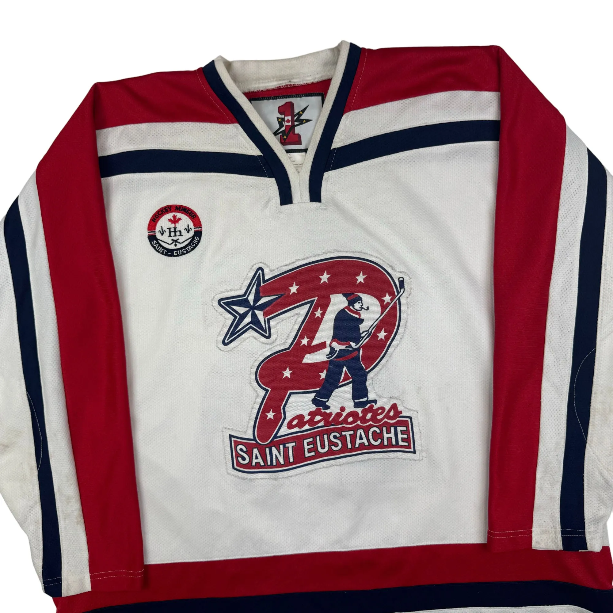 Patriotes Saint Eustache Hockey Jersey White Red