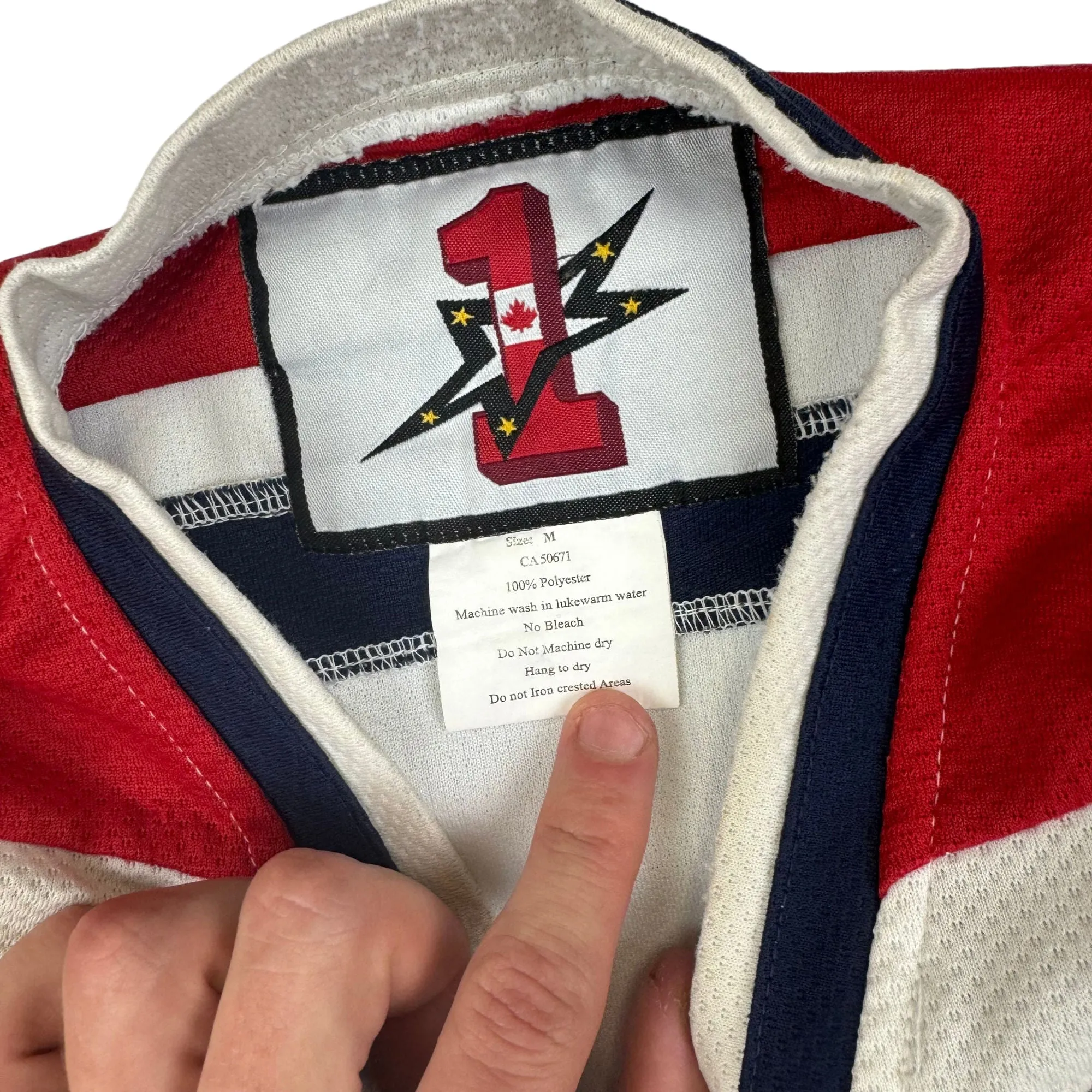 Patriotes Saint Eustache Hockey Jersey White Red