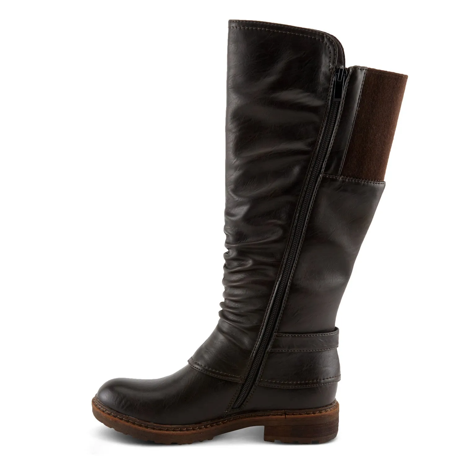  Patrizia Olena Indulgently Luxurious Tall Boot in Chocolate Brown  