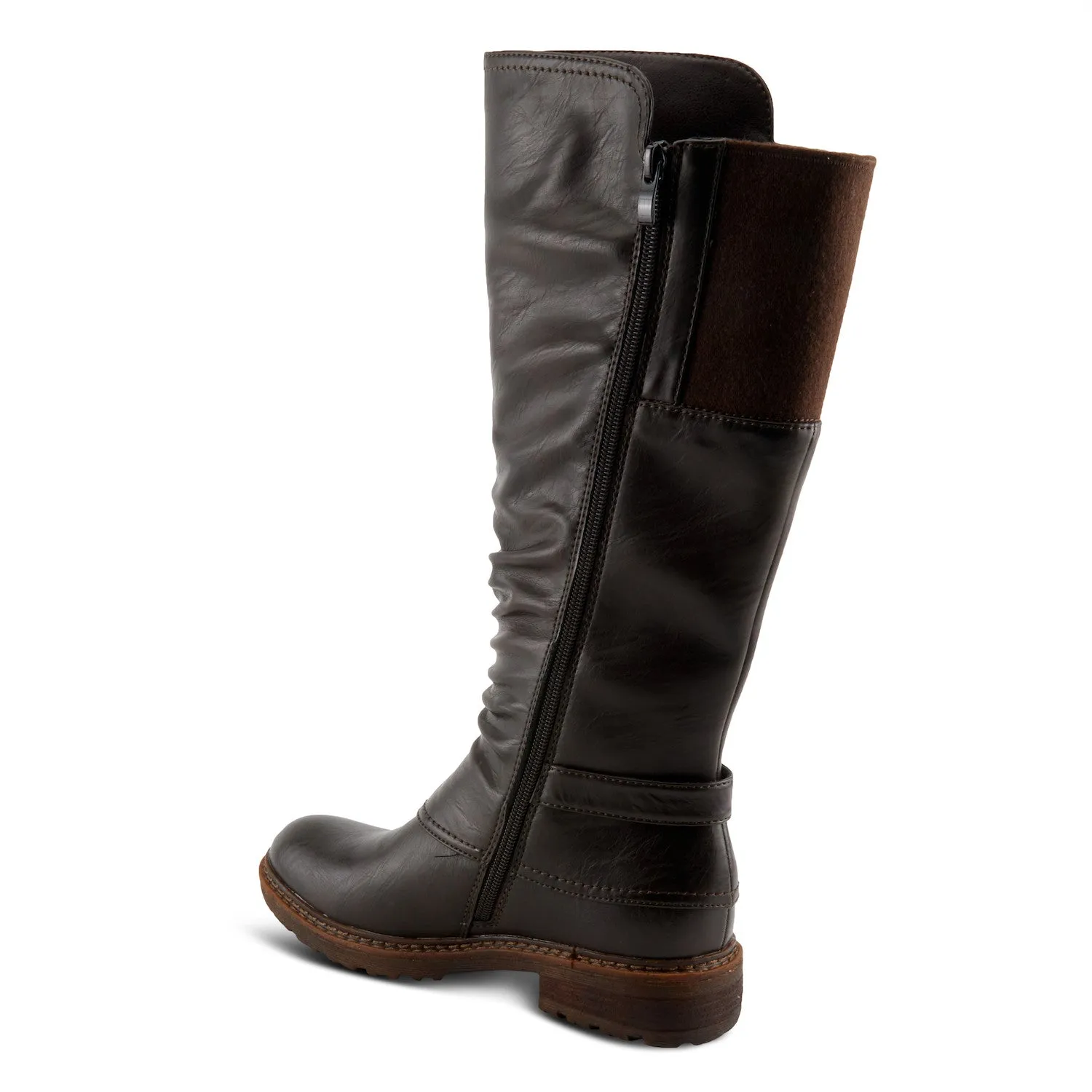  Patrizia Olena Indulgently Luxurious Tall Boot in Chocolate Brown  