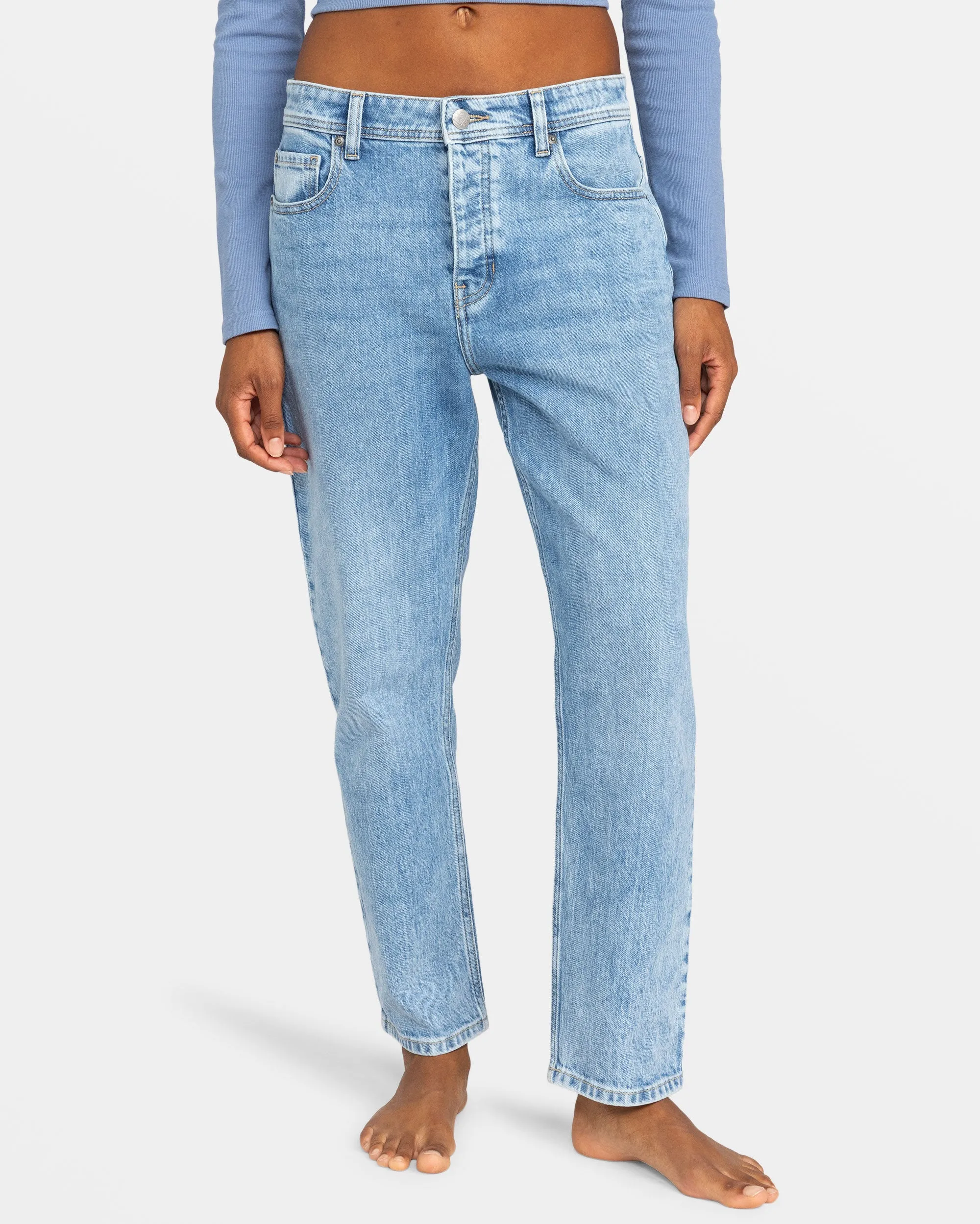 Patti Straight Jeans - Beau Blue